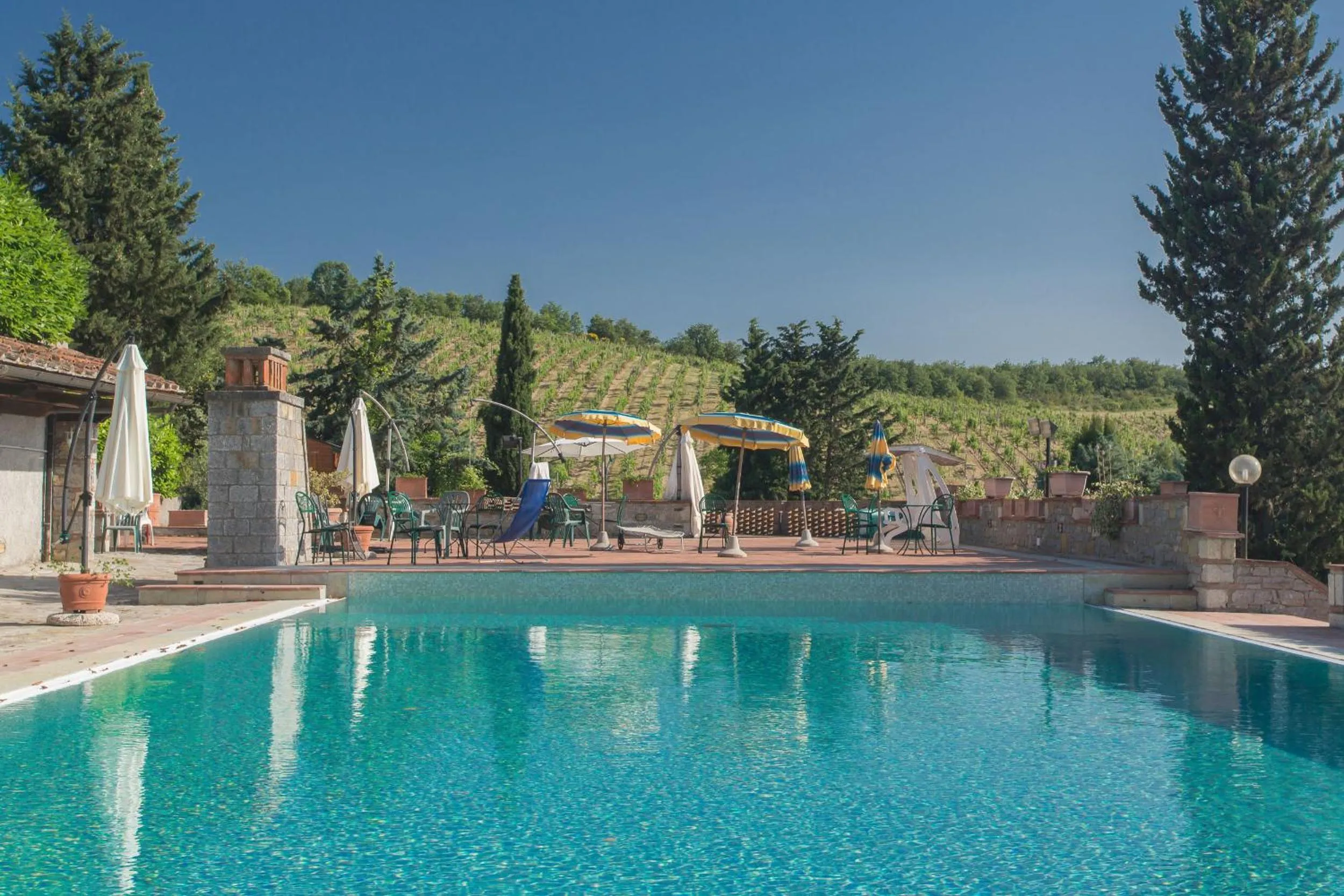 Swimming pool in Relais Santa Cristina