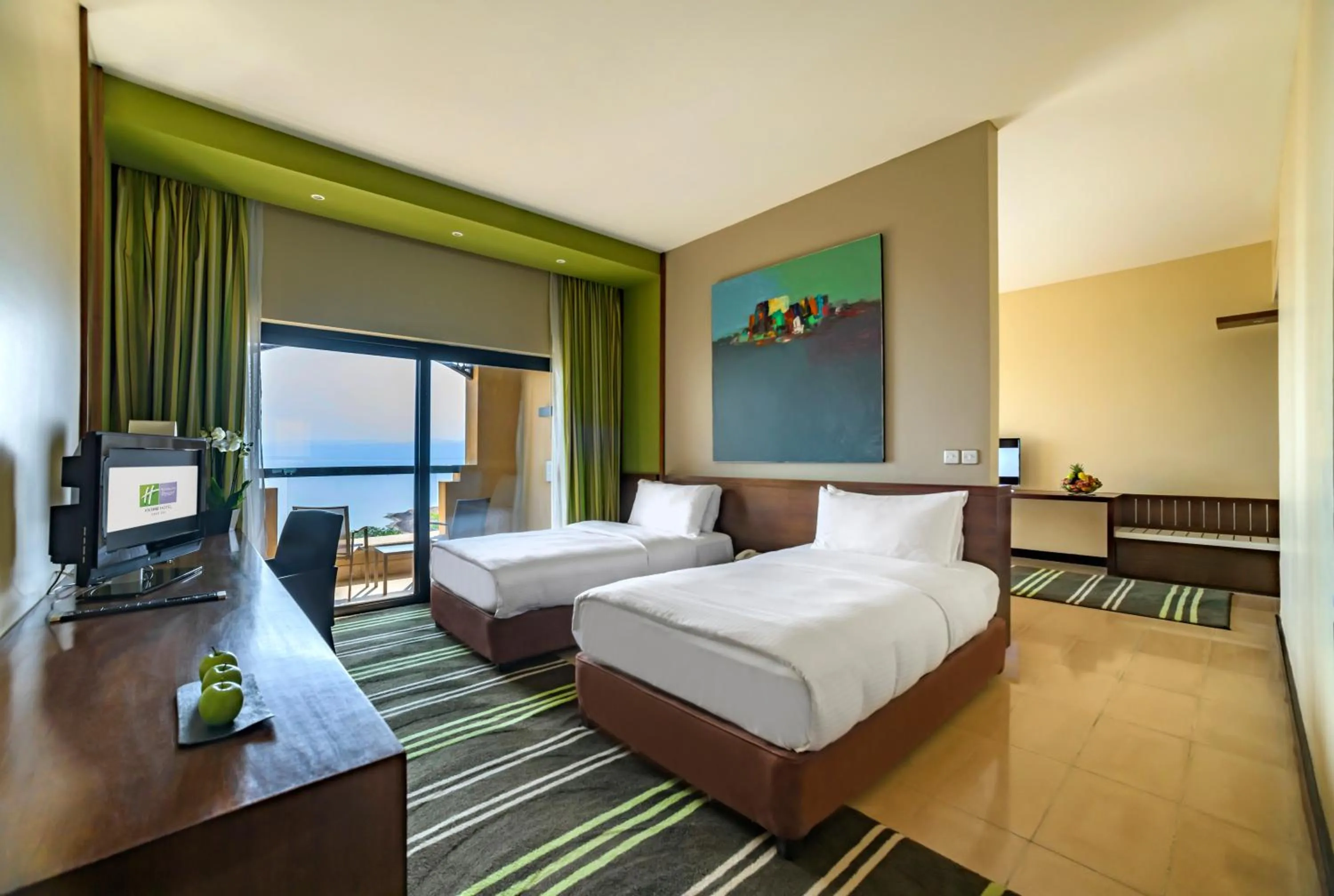 Sea view, Bed in Holiday Inn Resort Dead Sea by IHG