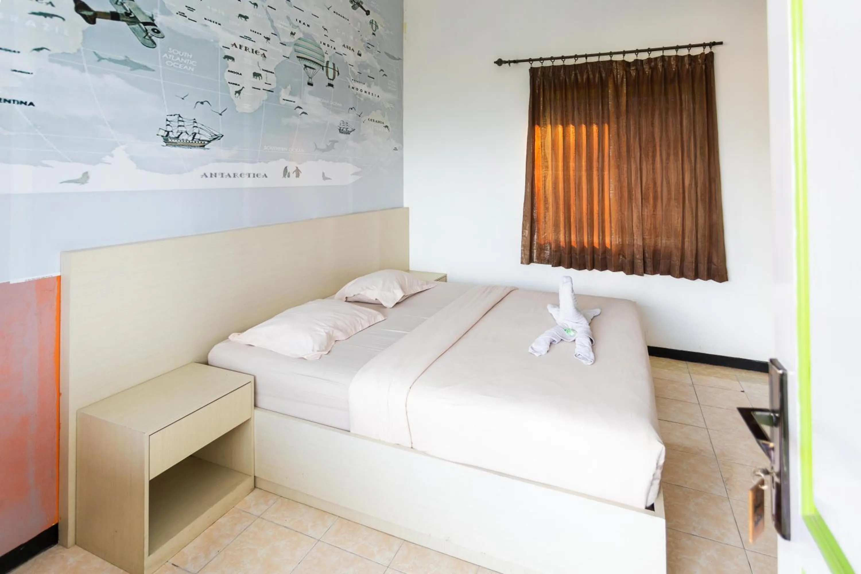 Bed in Villa Panderman Indah