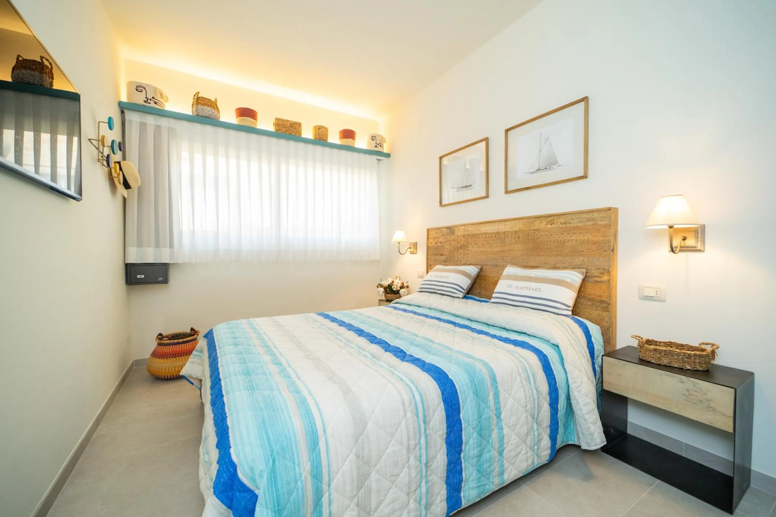 Bedroom, Bed in Residence Scoglietto 50