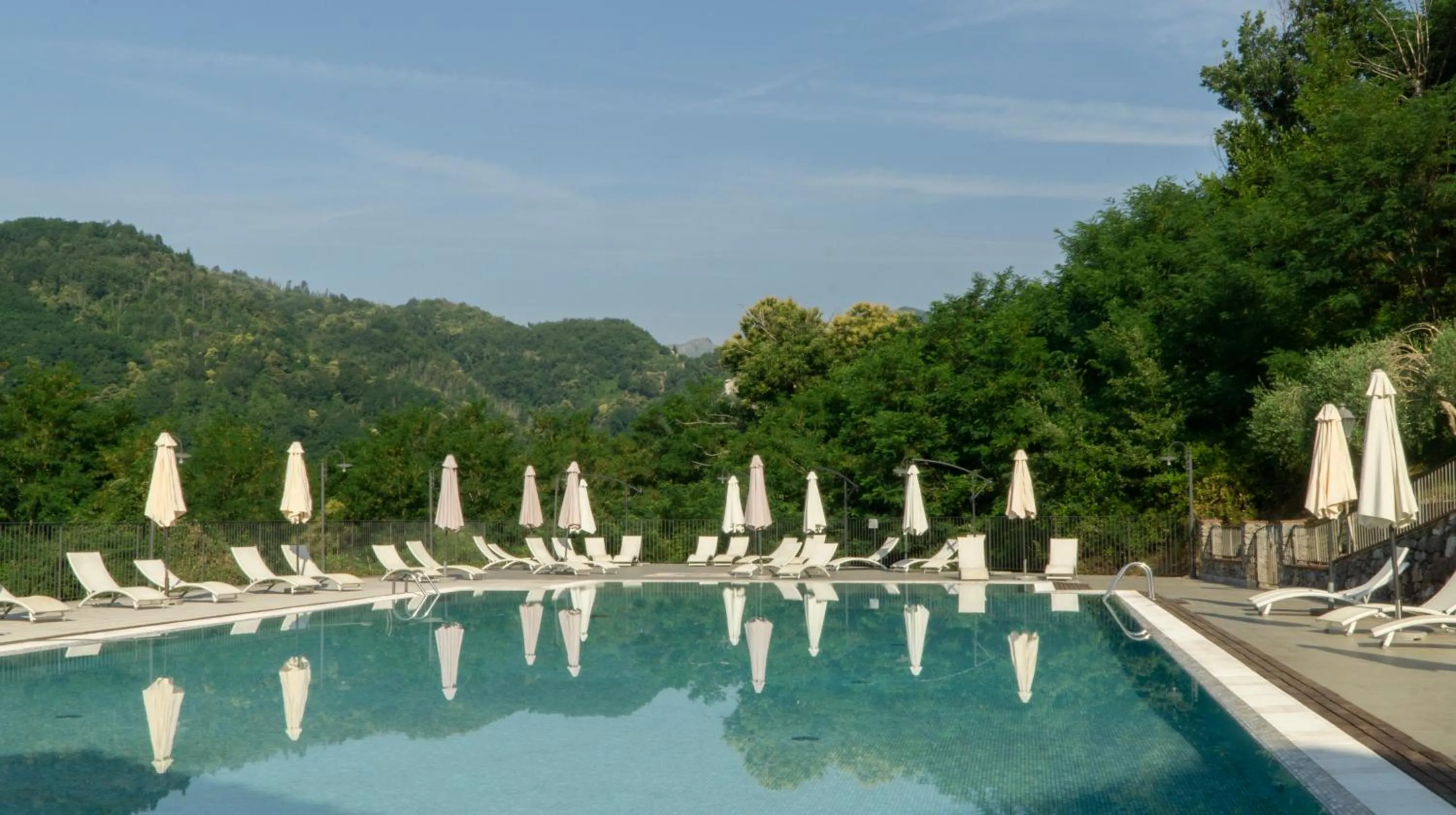 Swimming pool in Borgo Giusto Tuscany
