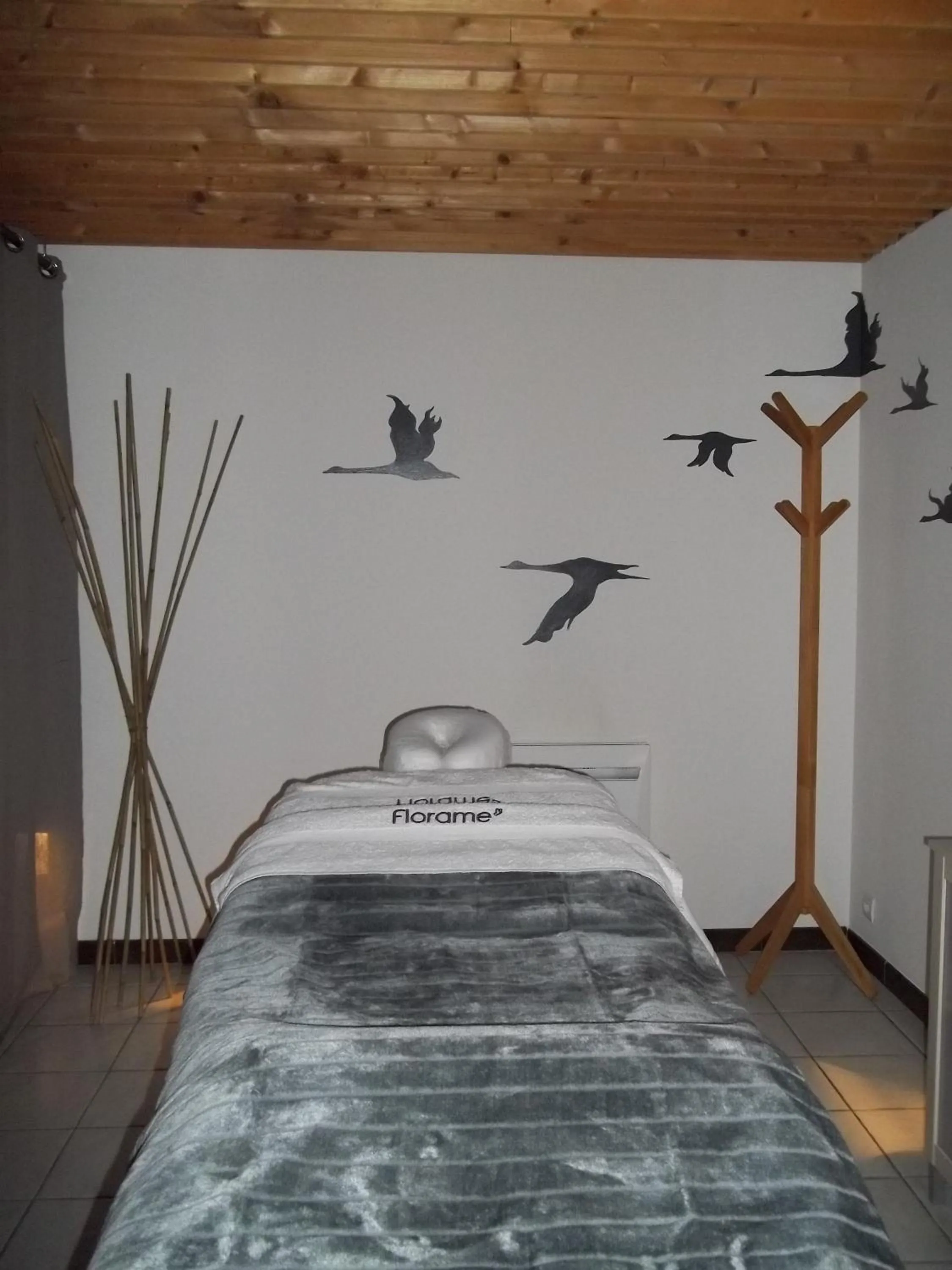 Spa and wellness centre/facilities, Bed in Logis Hotel Restaurant Le France