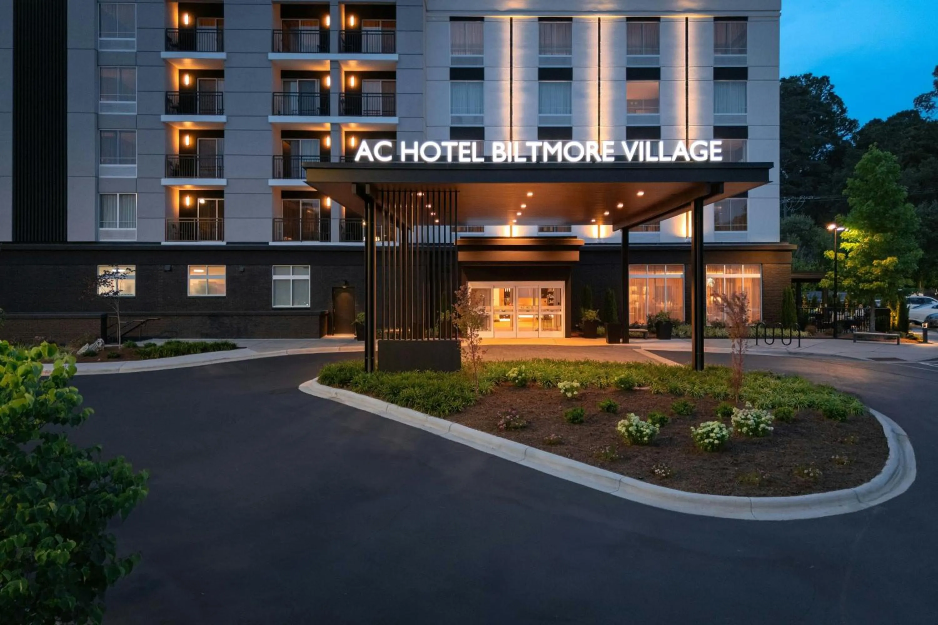 Property building in AC Hotel Asheville Biltmore Village