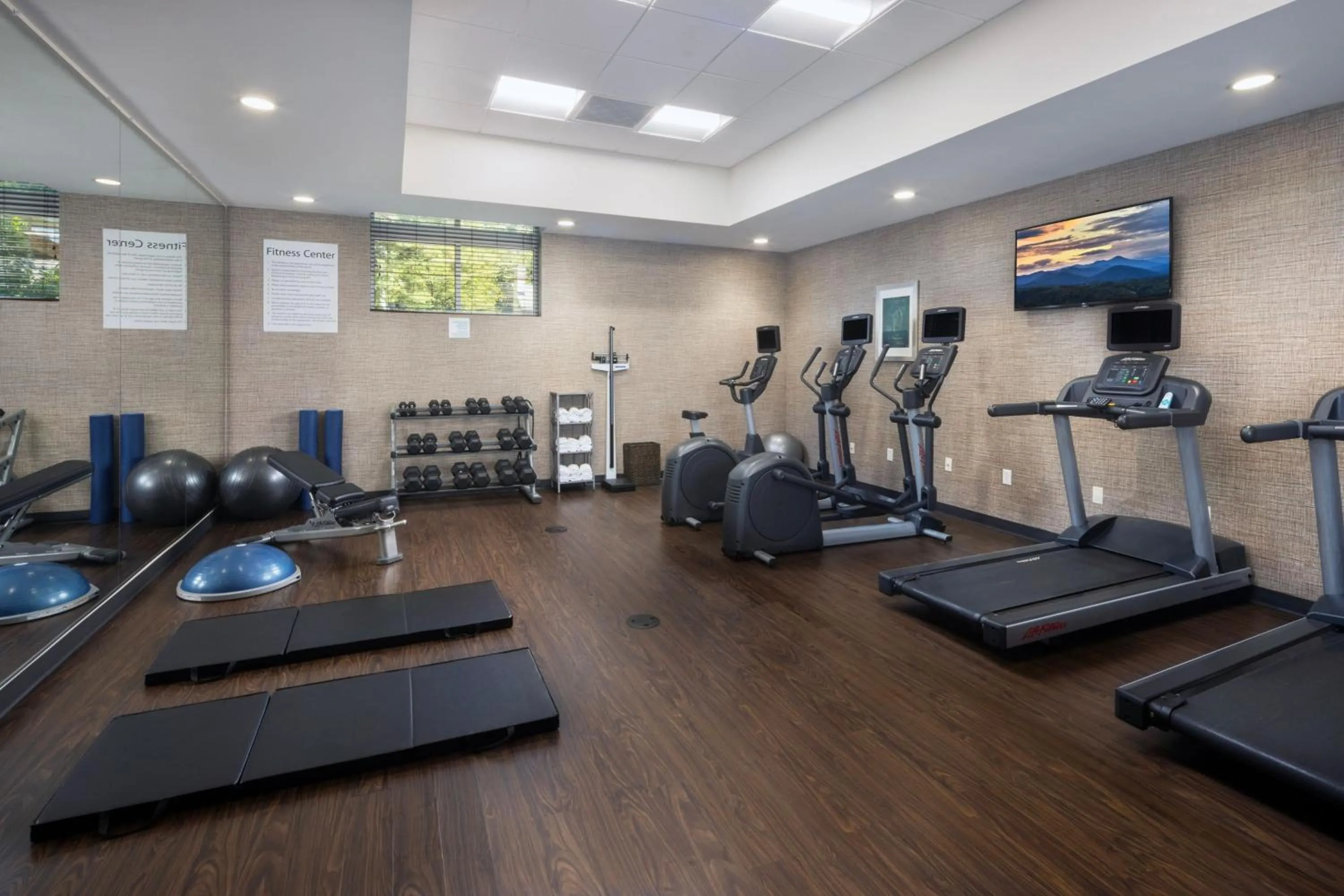 Fitness centre/facilities in The Scenic Hotel at Biltmore Village