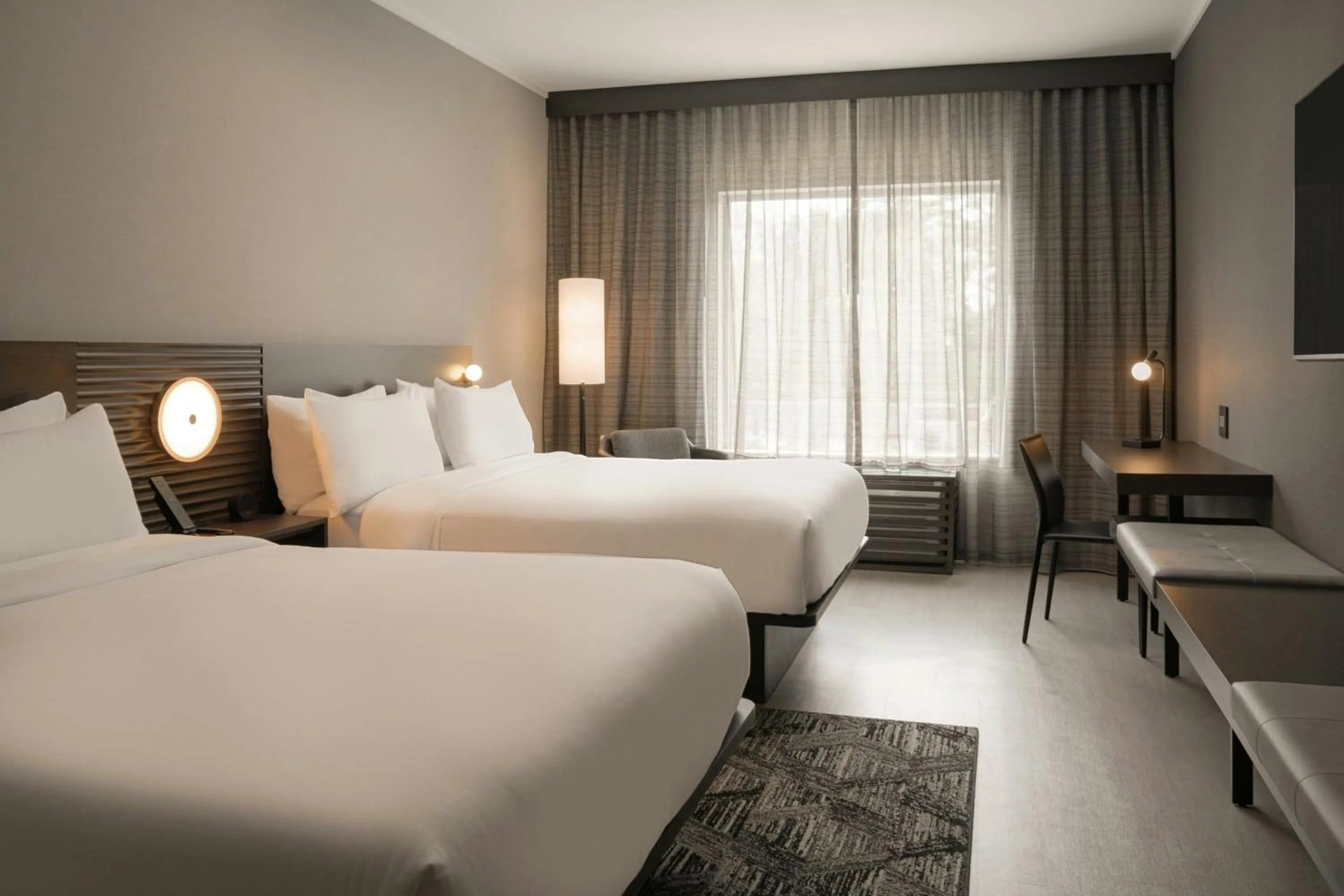 Photo of the whole room, Bed in AC Hotel Asheville Biltmore Village