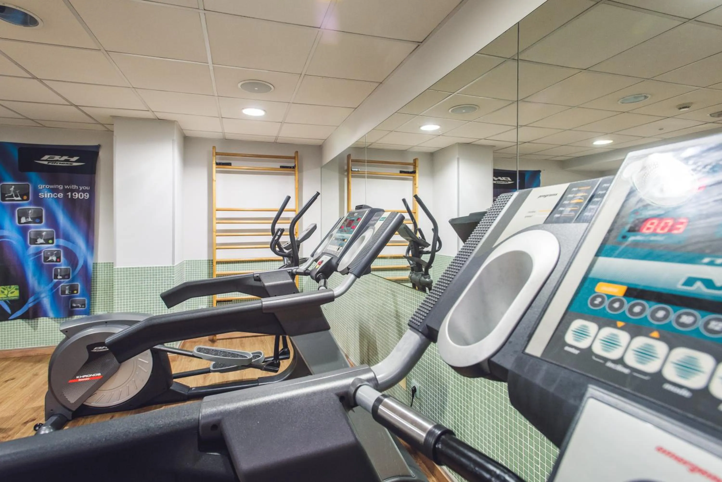 Fitness centre/facilities in Hotel Spa Villa Pasiega
