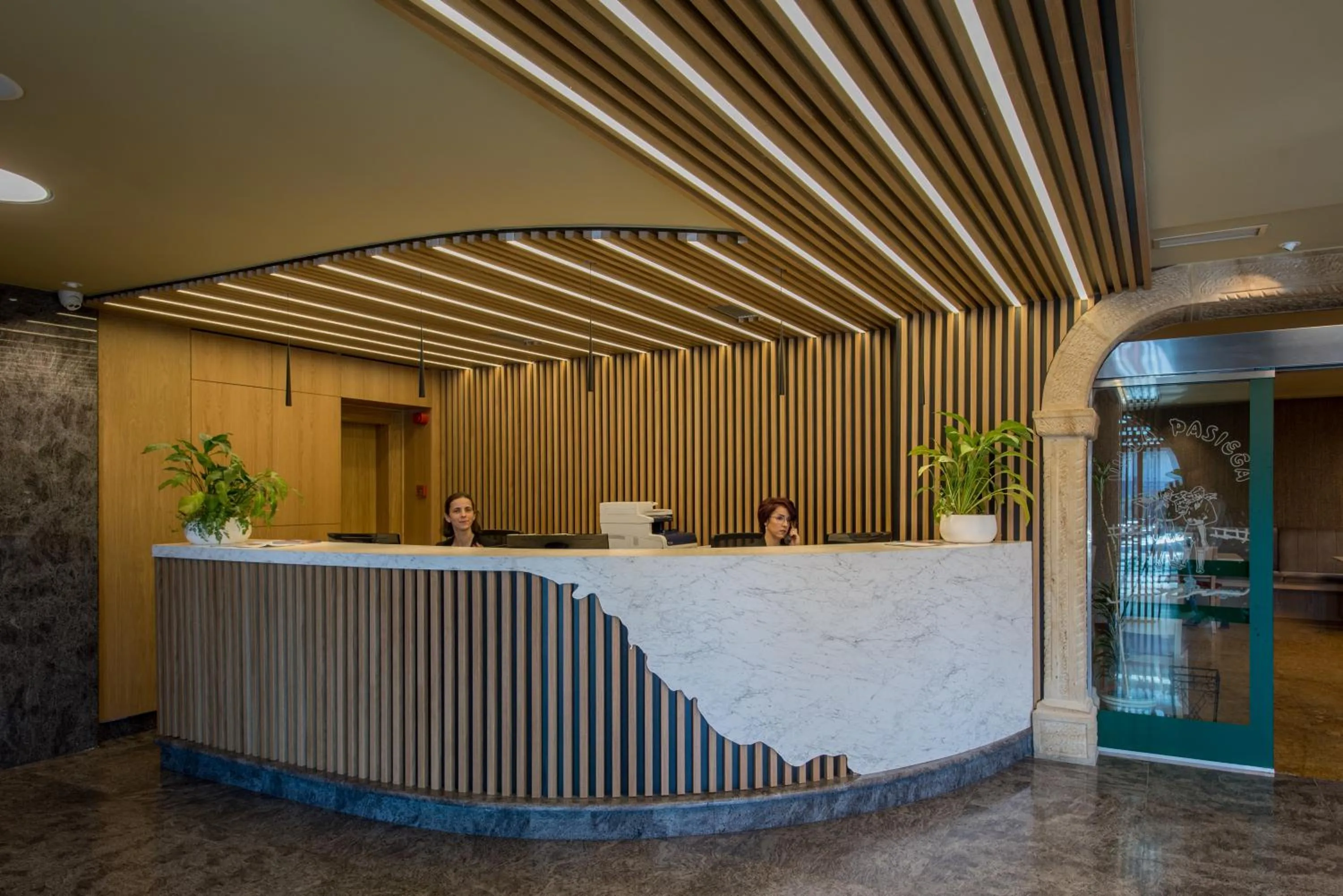 Lobby or reception in Hotel Spa Villa Pasiega