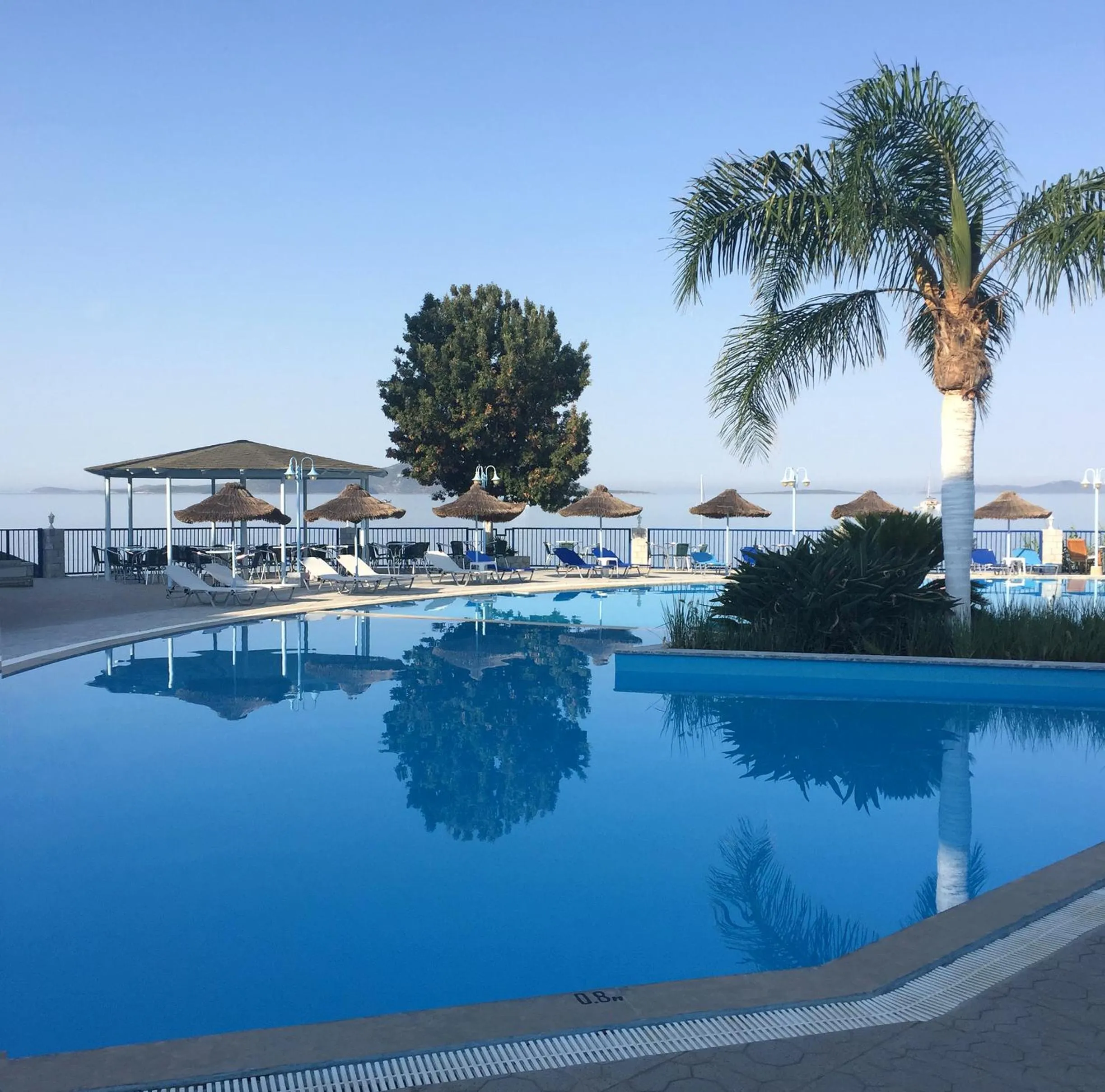 Patio in Hotel Golden Sun