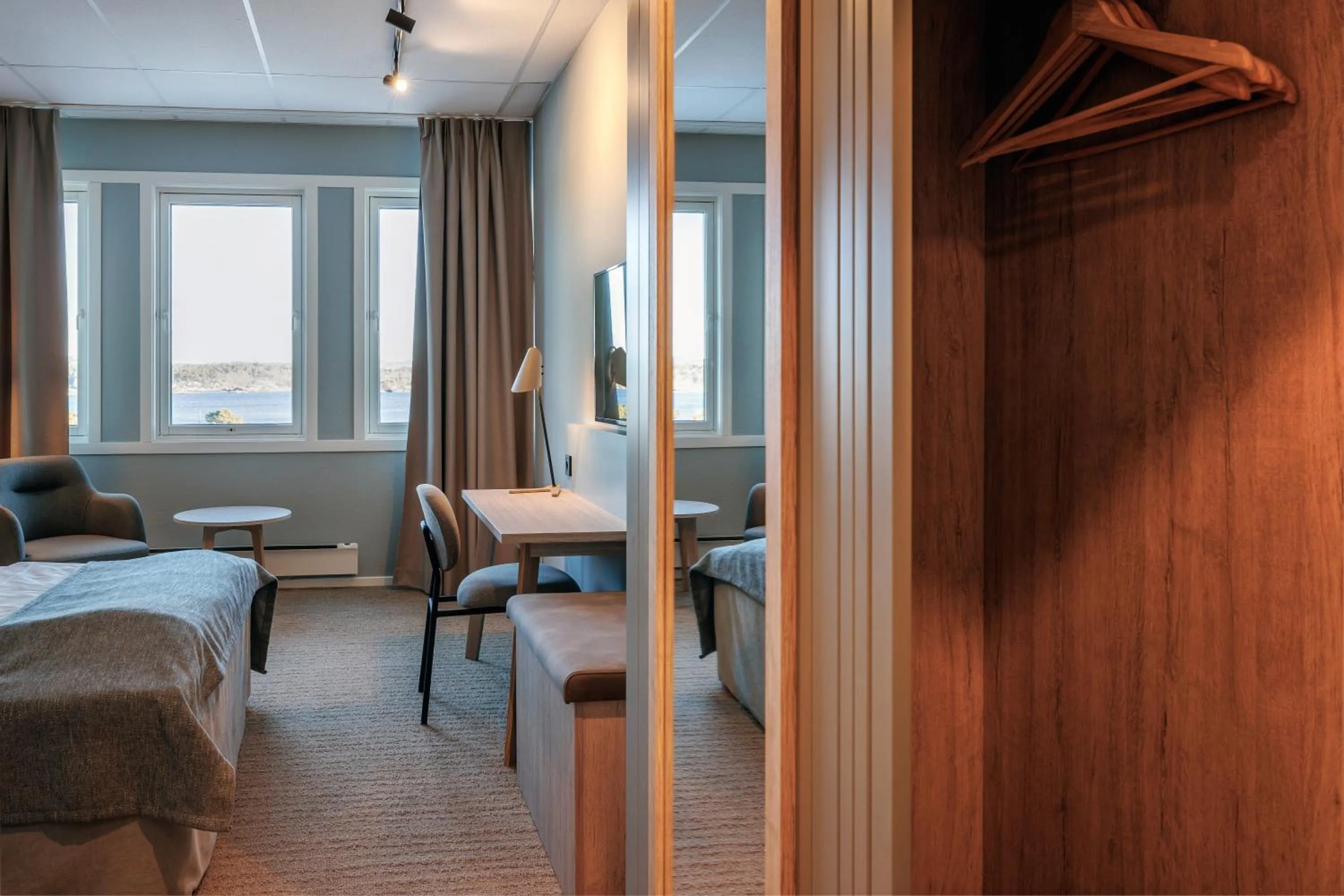 Bed in Quality Hotel Skjærgården