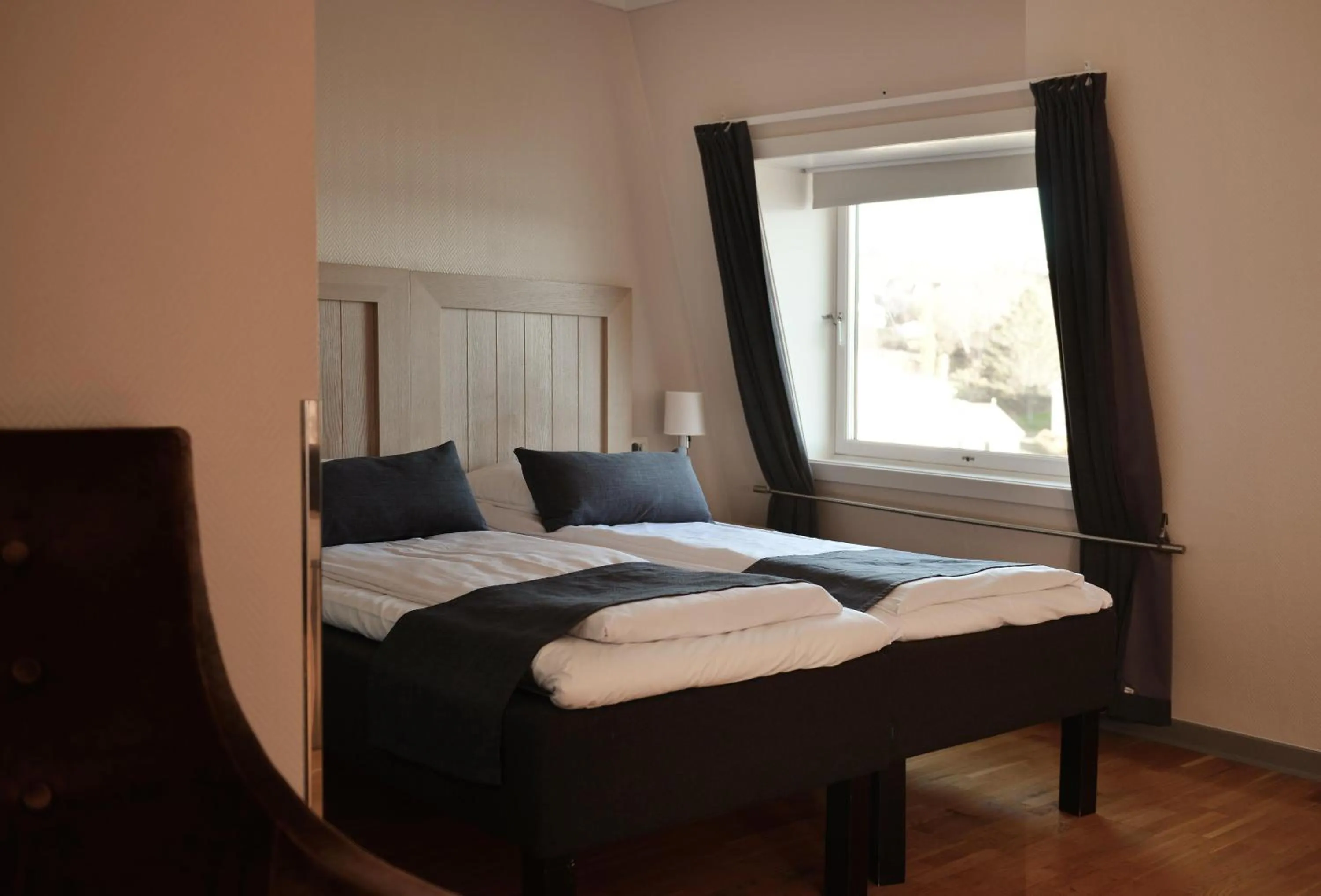 Bedroom, Bed in Scandic Fauske