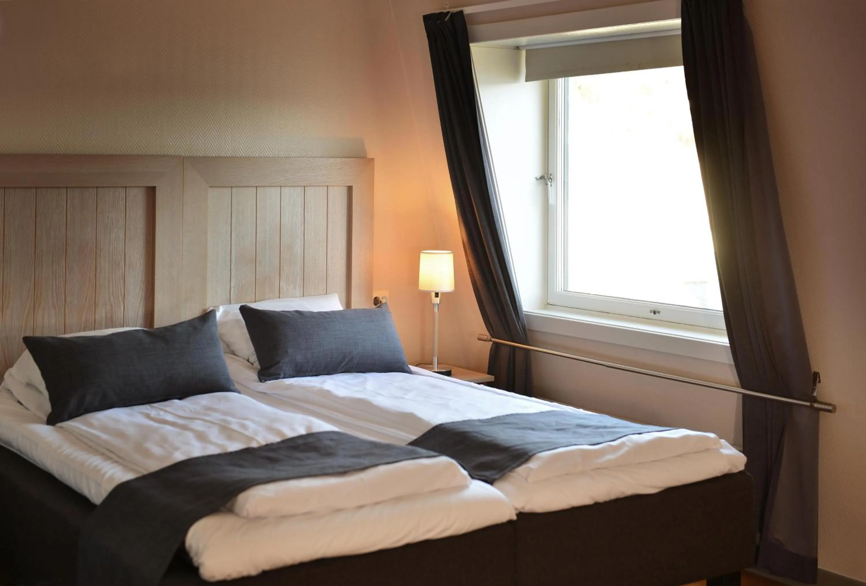 Bedroom, Bed in Scandic Fauske