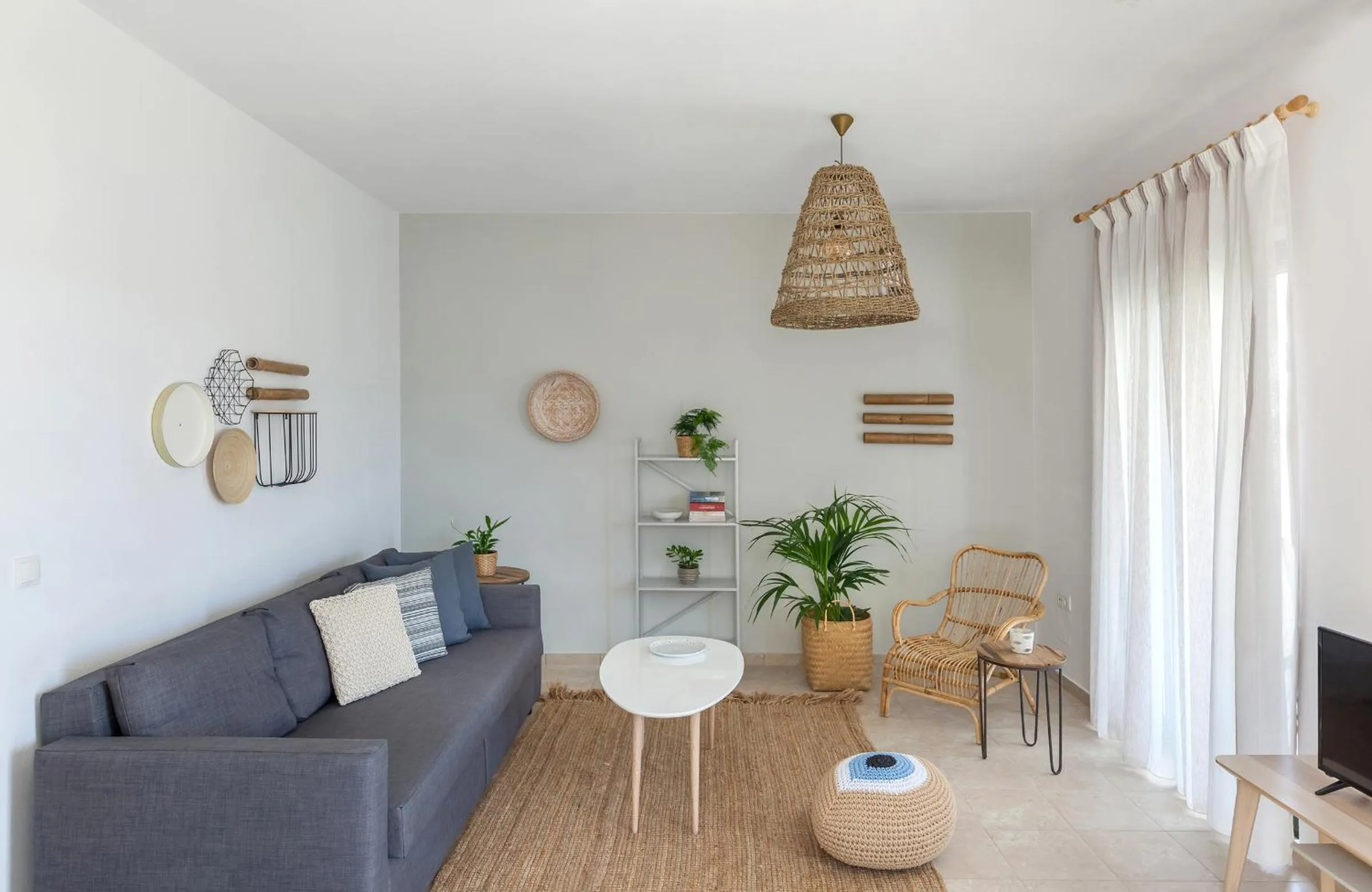 Living room in Syra Suites