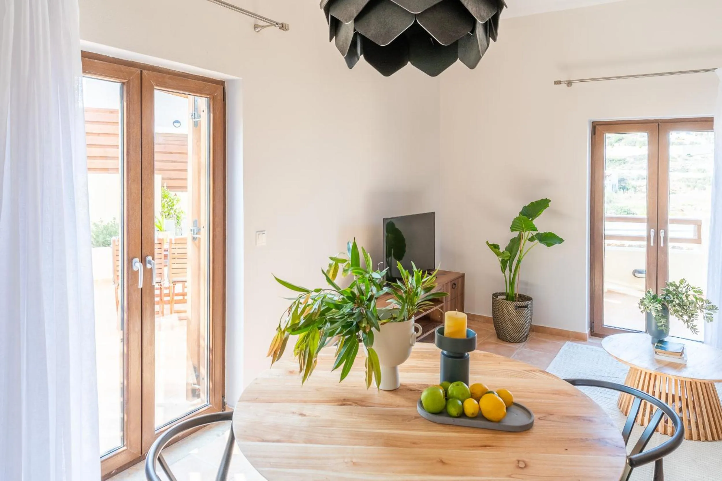 Living room in Syra Suites