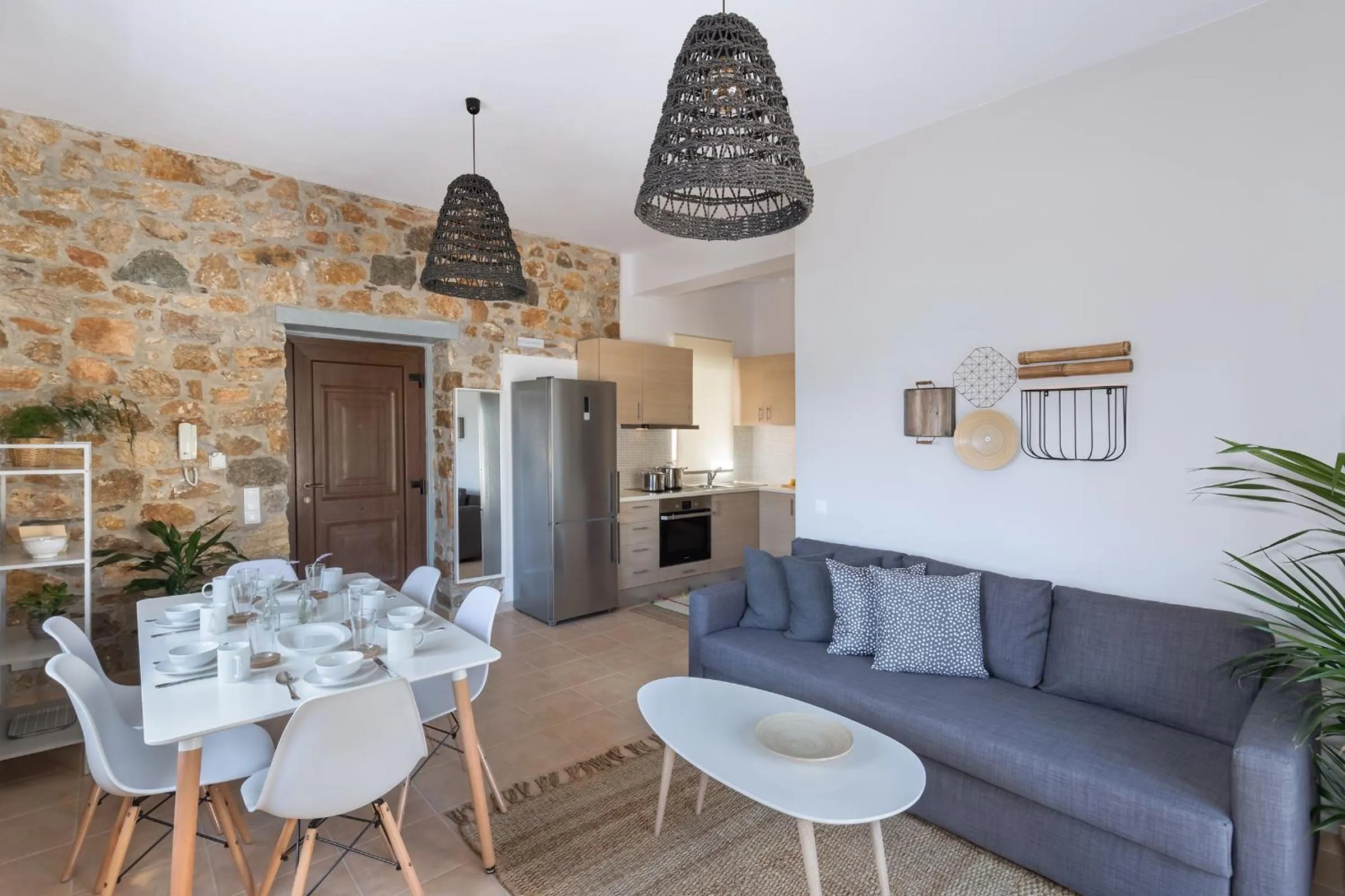 Living room in Syra Suites