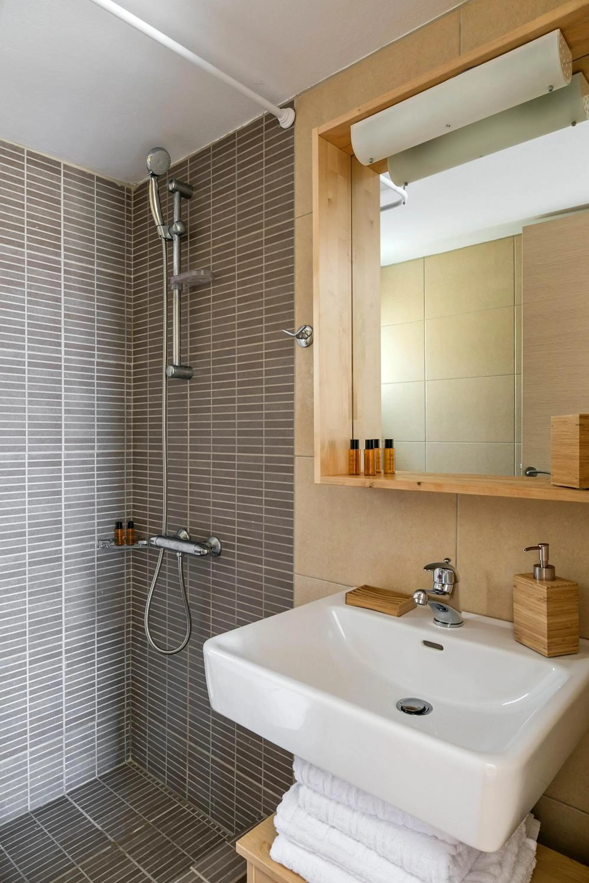 Bathroom in Syra Suites