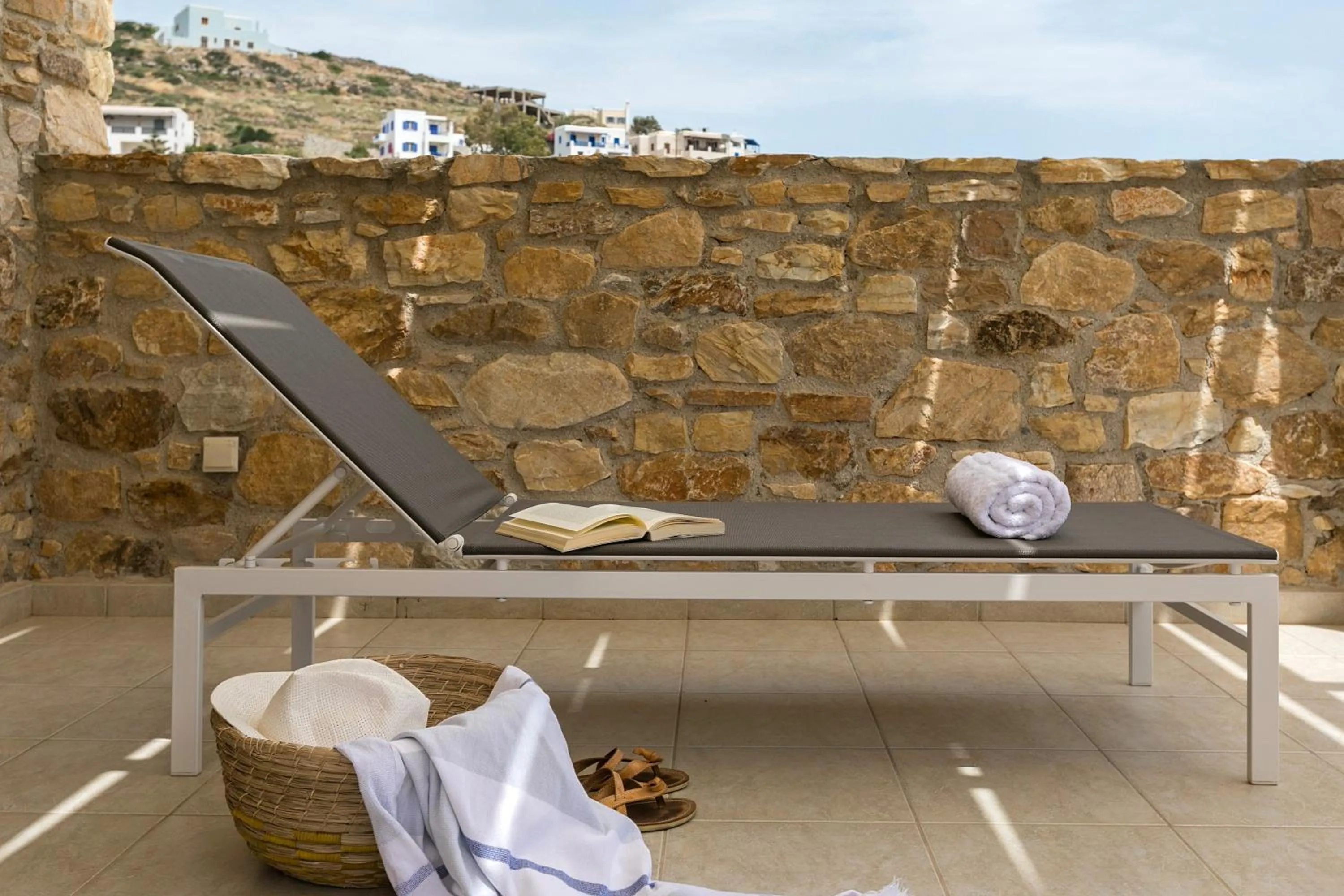 Balcony/Terrace in Syra Suites