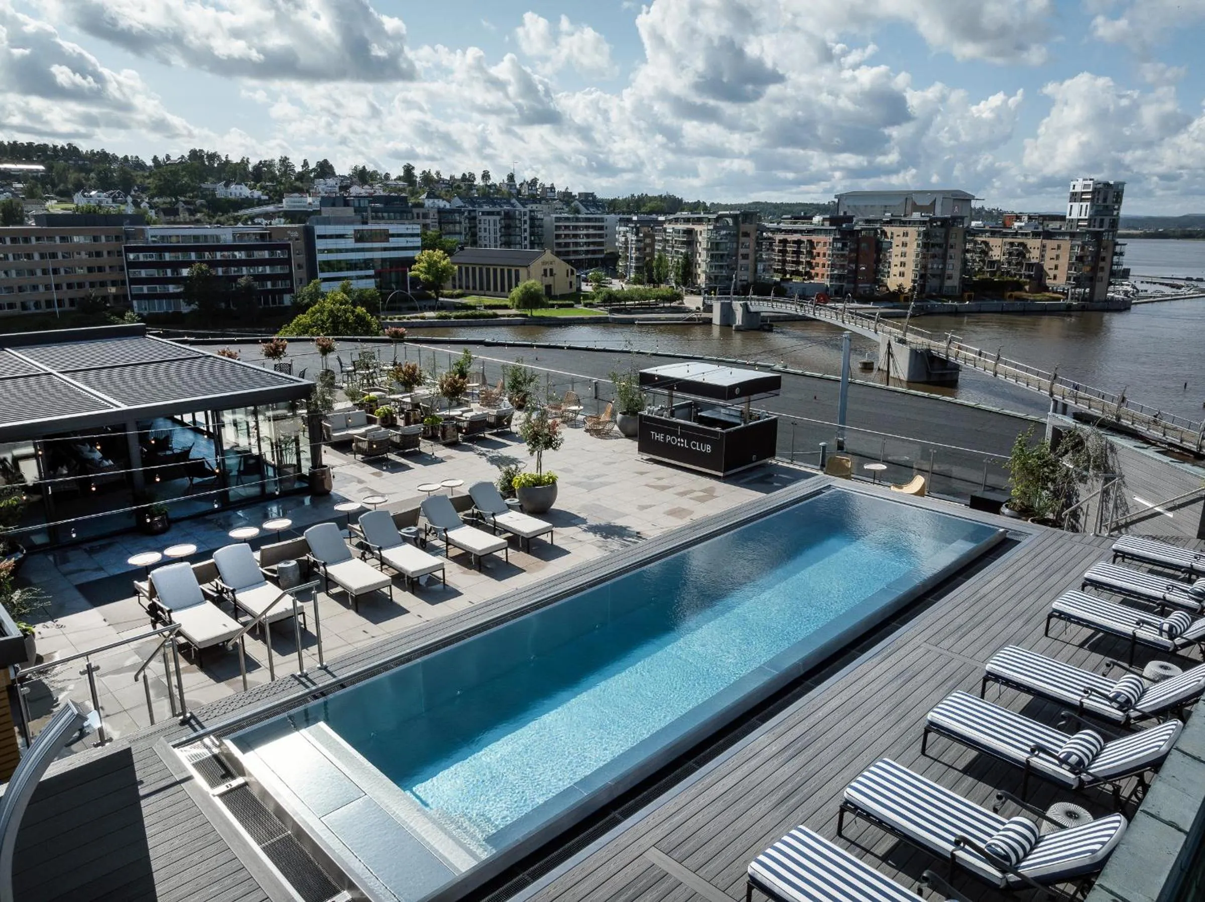 Pool view in Quality Hotel Tønsberg