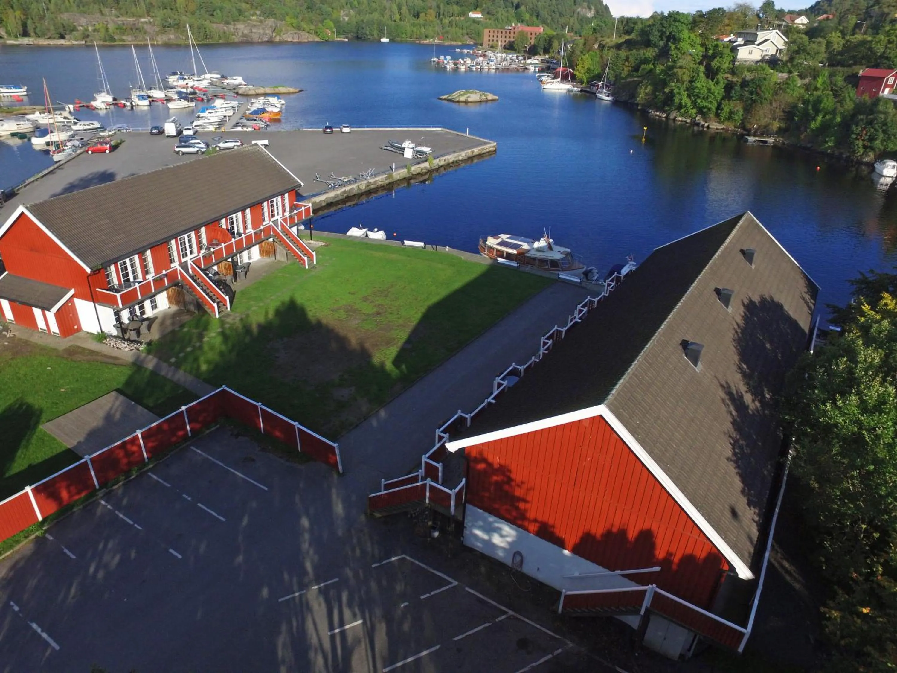 Bird's eye view in Kragerø Sportell & Apartments