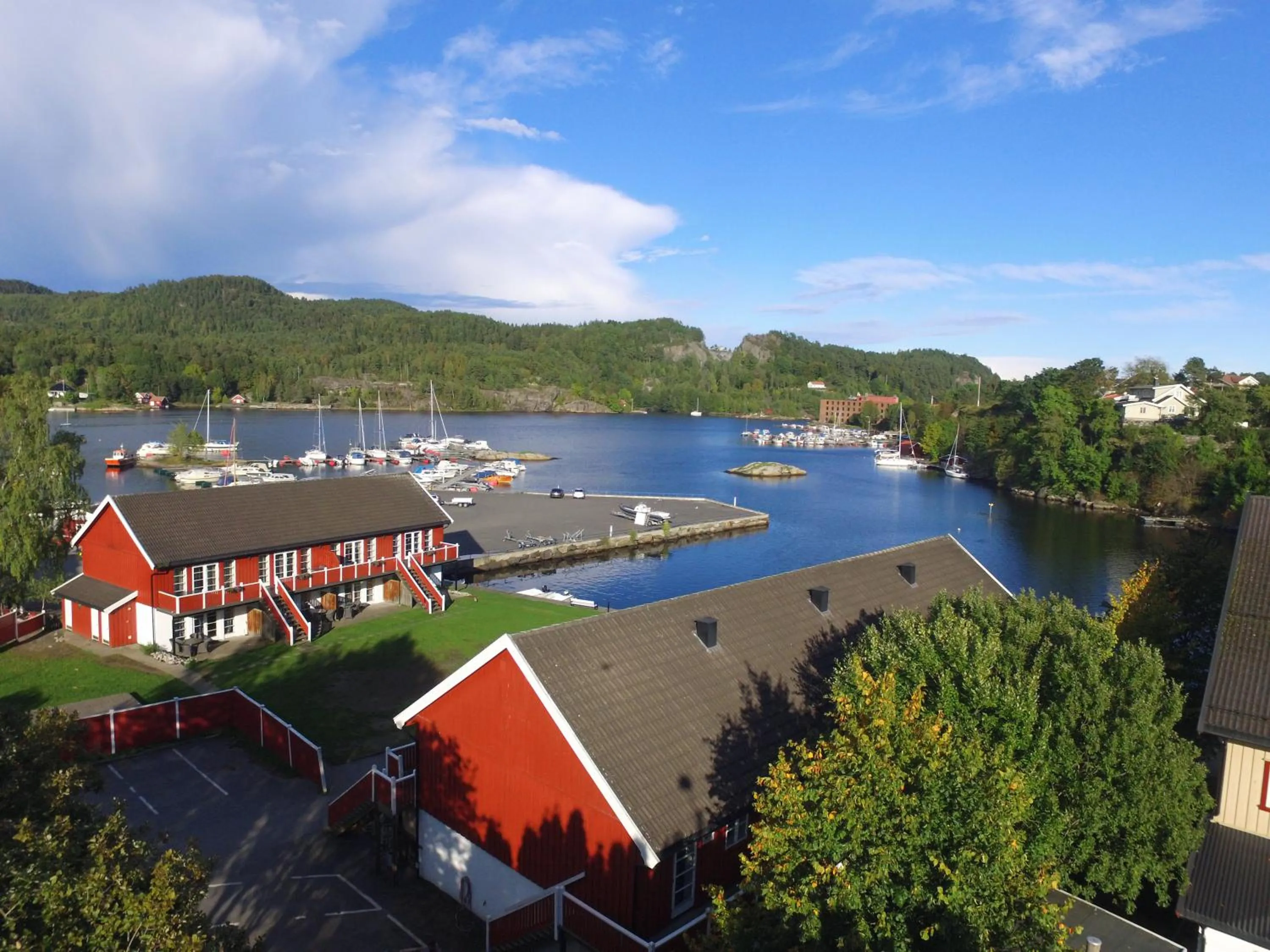 Bird's eye view in Kragerø Sportell & Apartments