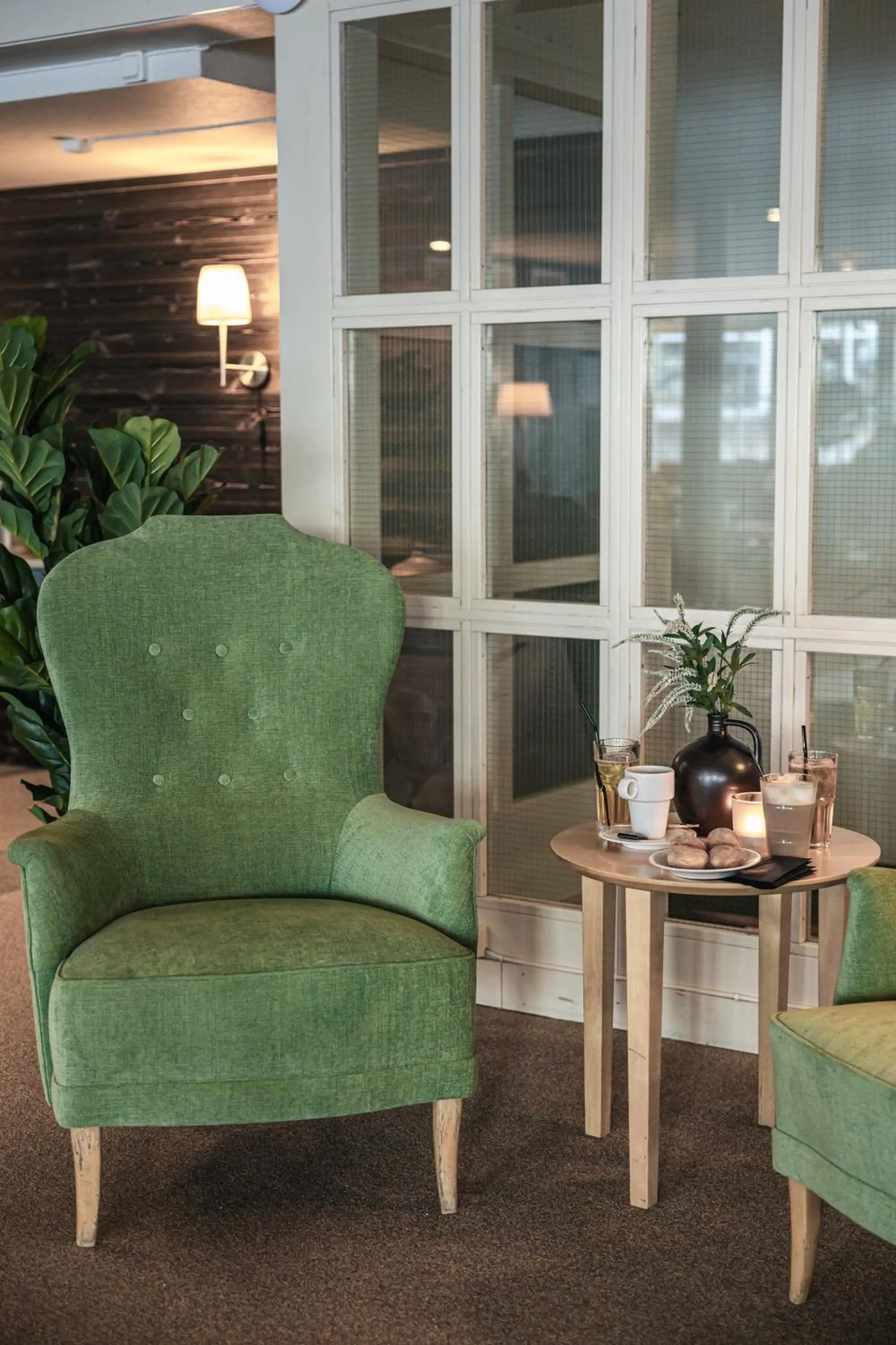 Lobby or reception in Hotell Gyllene Hornet