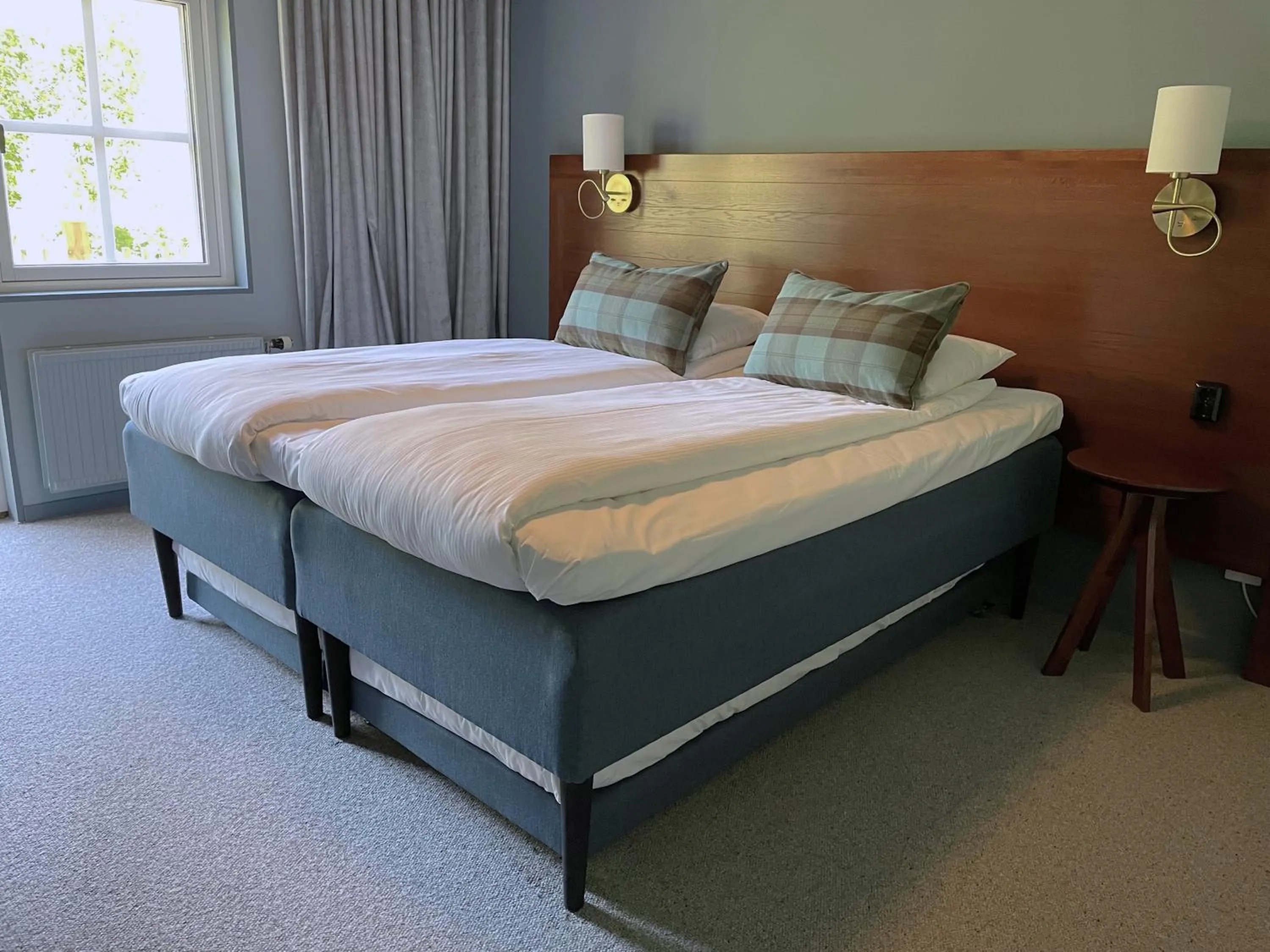 Bed in Hotell Gyllene Hornet