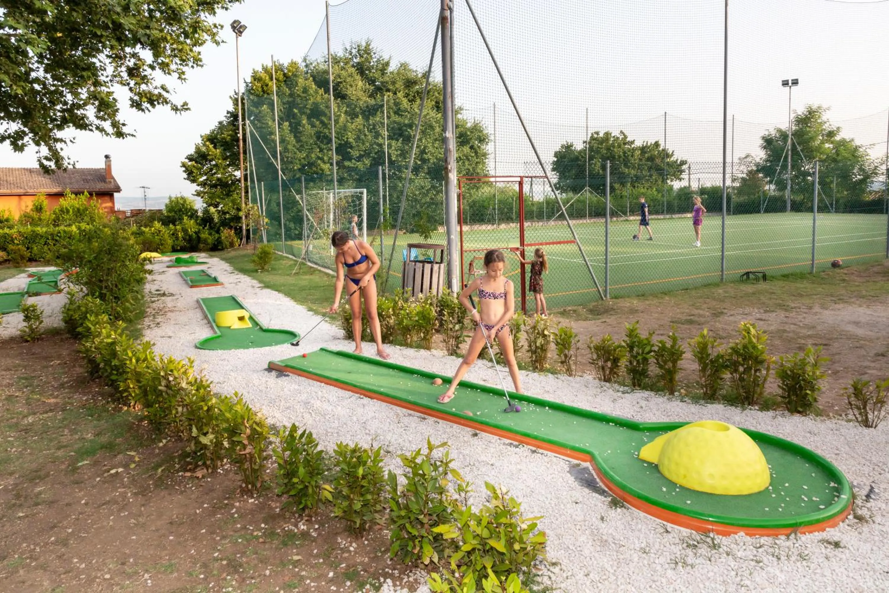 Minigolf in hu I Pini village