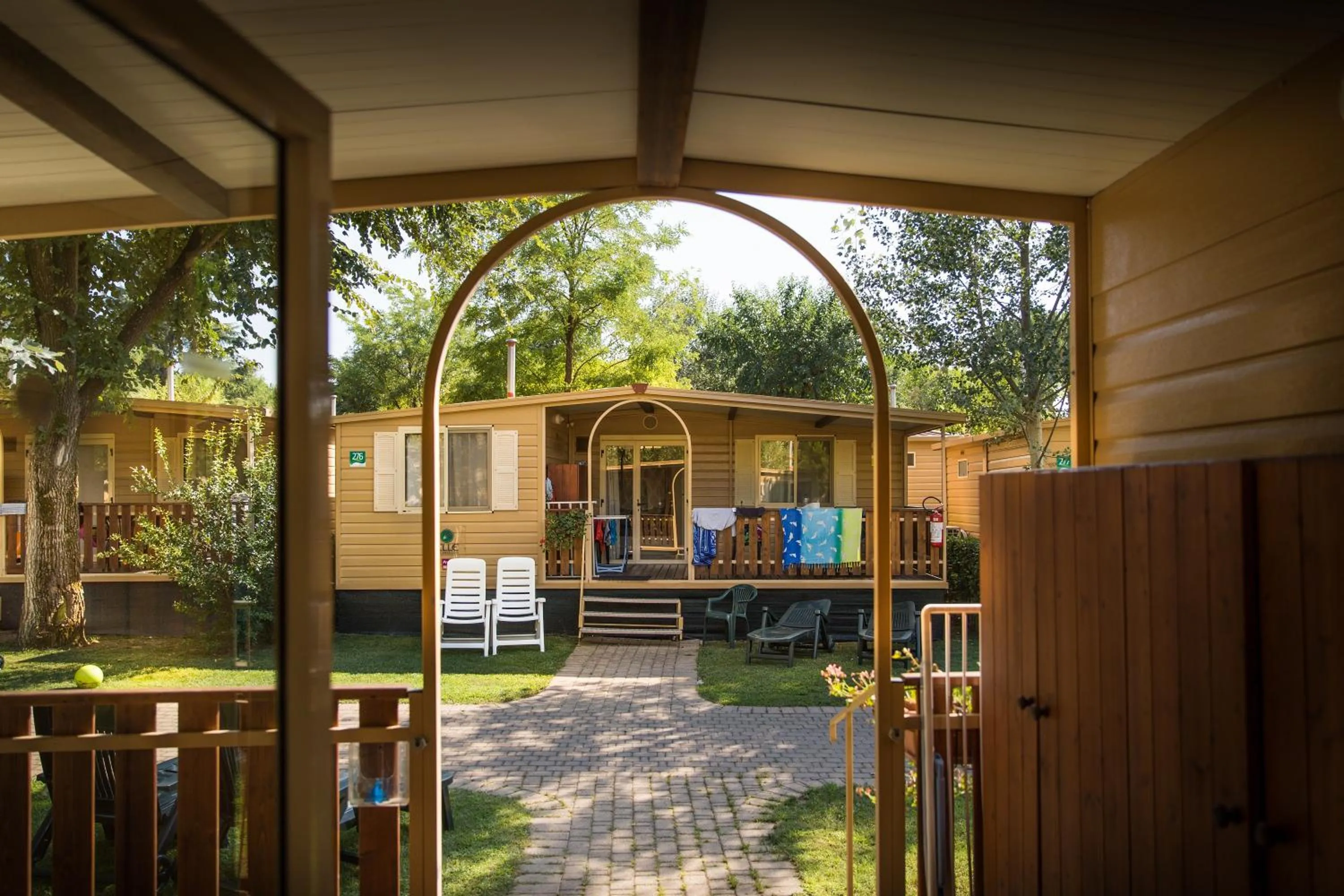 Facade/entrance in hu I Pini village