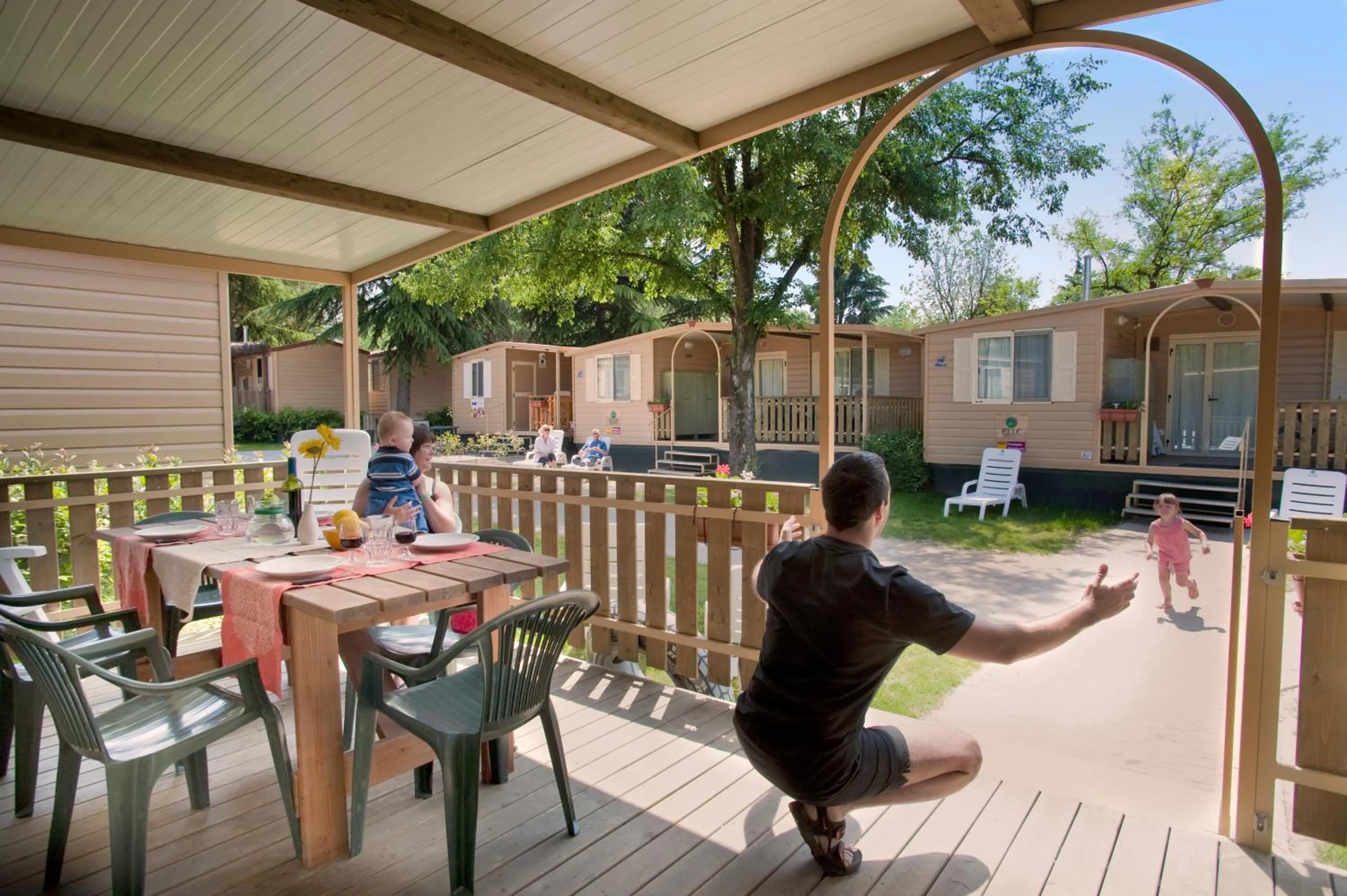 Balcony/Terrace in hu I Pini village