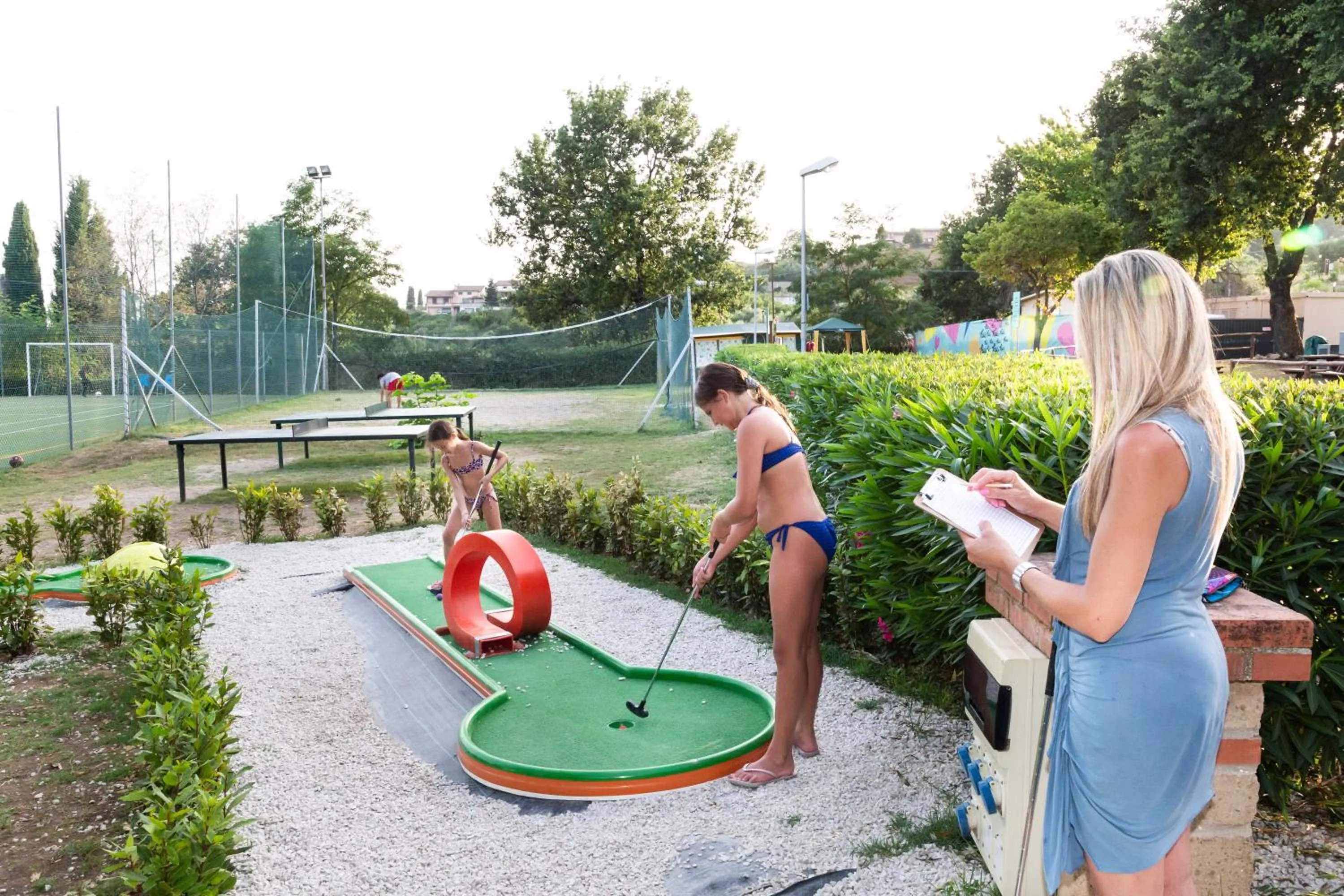Minigolf in hu I Pini village
