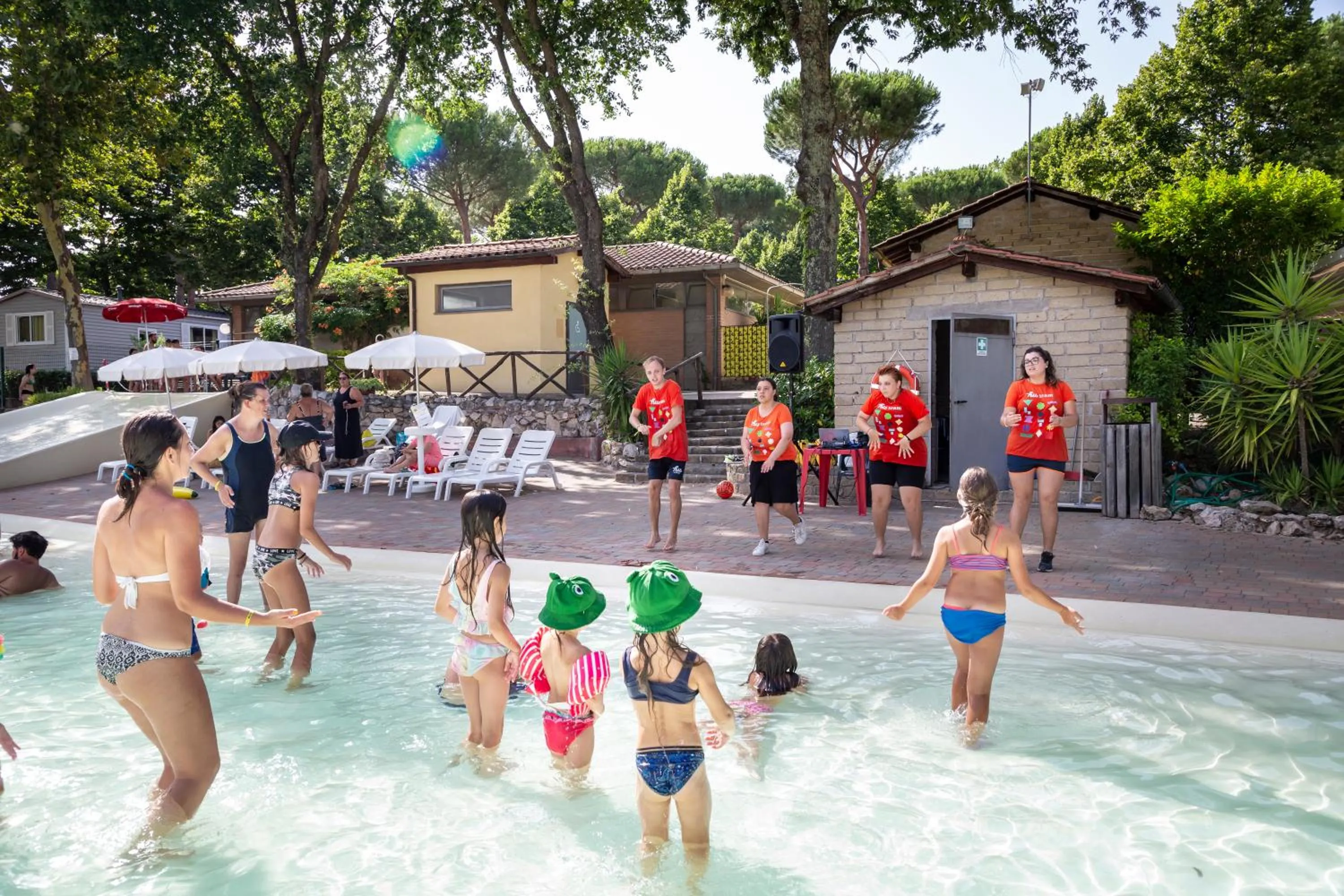 Aqua park in hu I Pini village