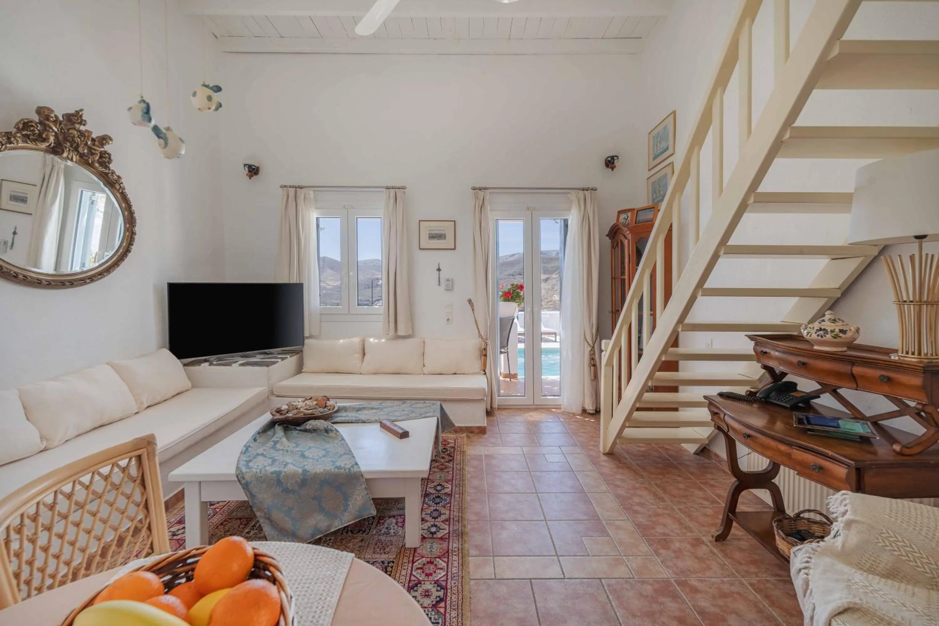 Seating area in Studios Kilindra