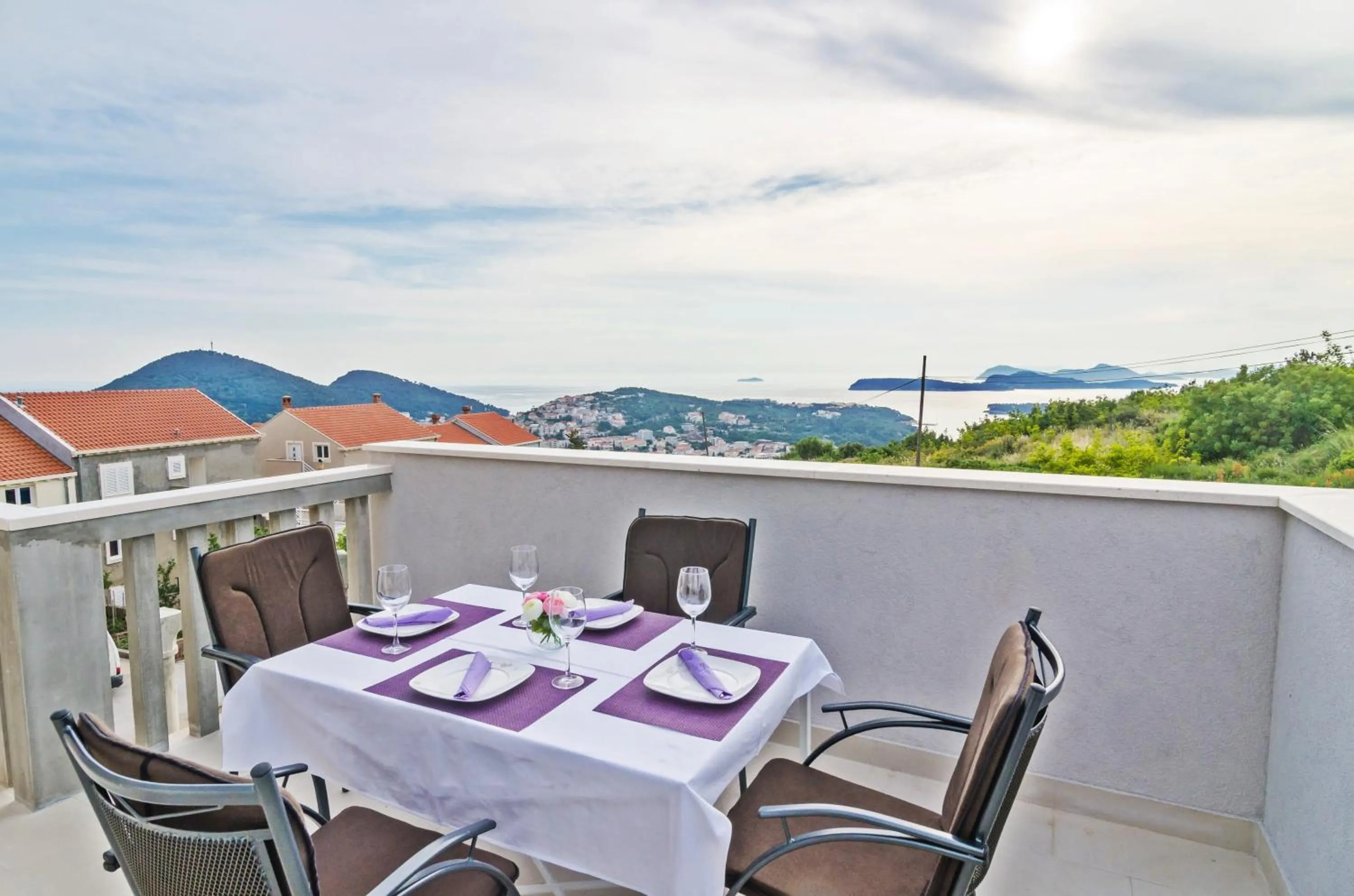 Balcony/Terrace in Apartments Villa Dadić