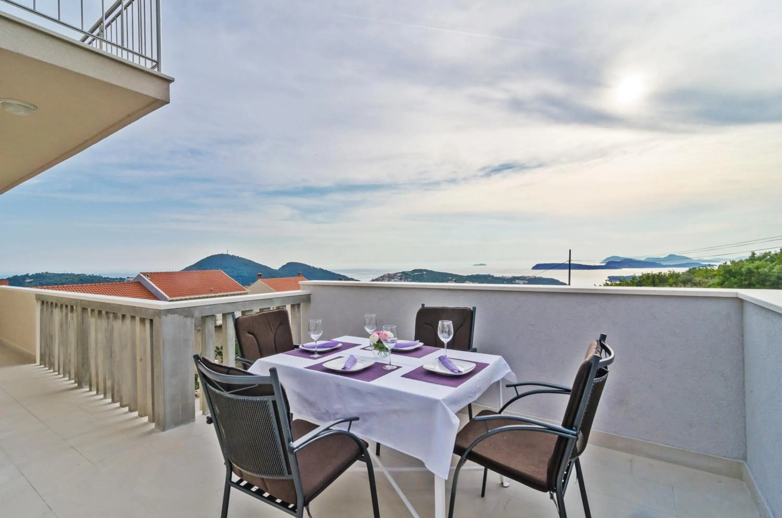 Balcony/Terrace in Apartments Villa Dadić