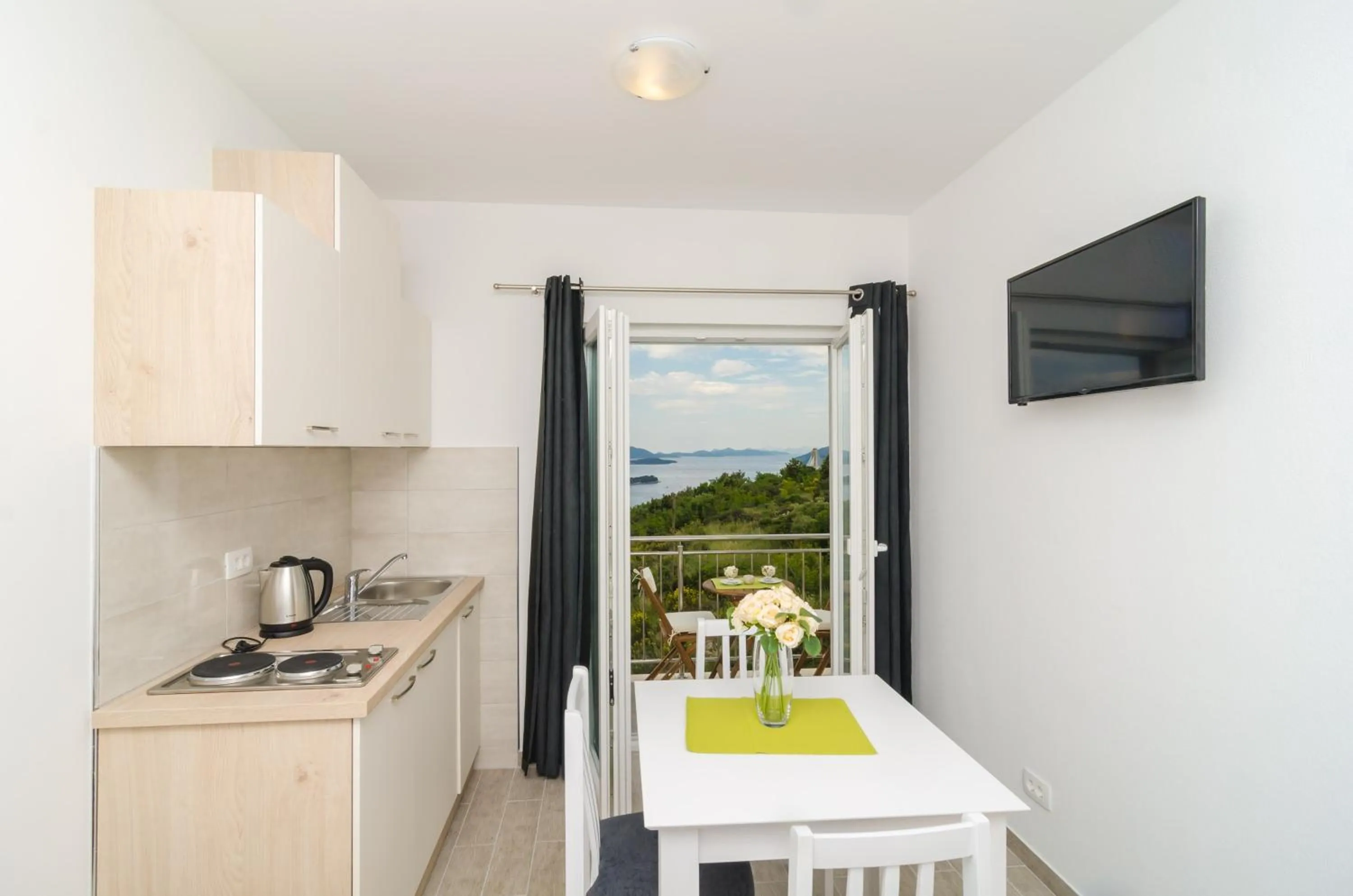 Kitchen or kitchenette in Apartments Villa Dadić