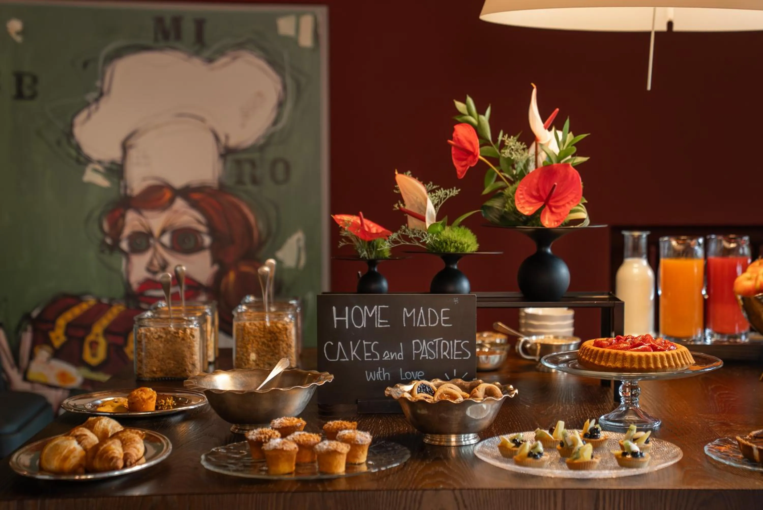 Food and drinks in Villa Miravalle