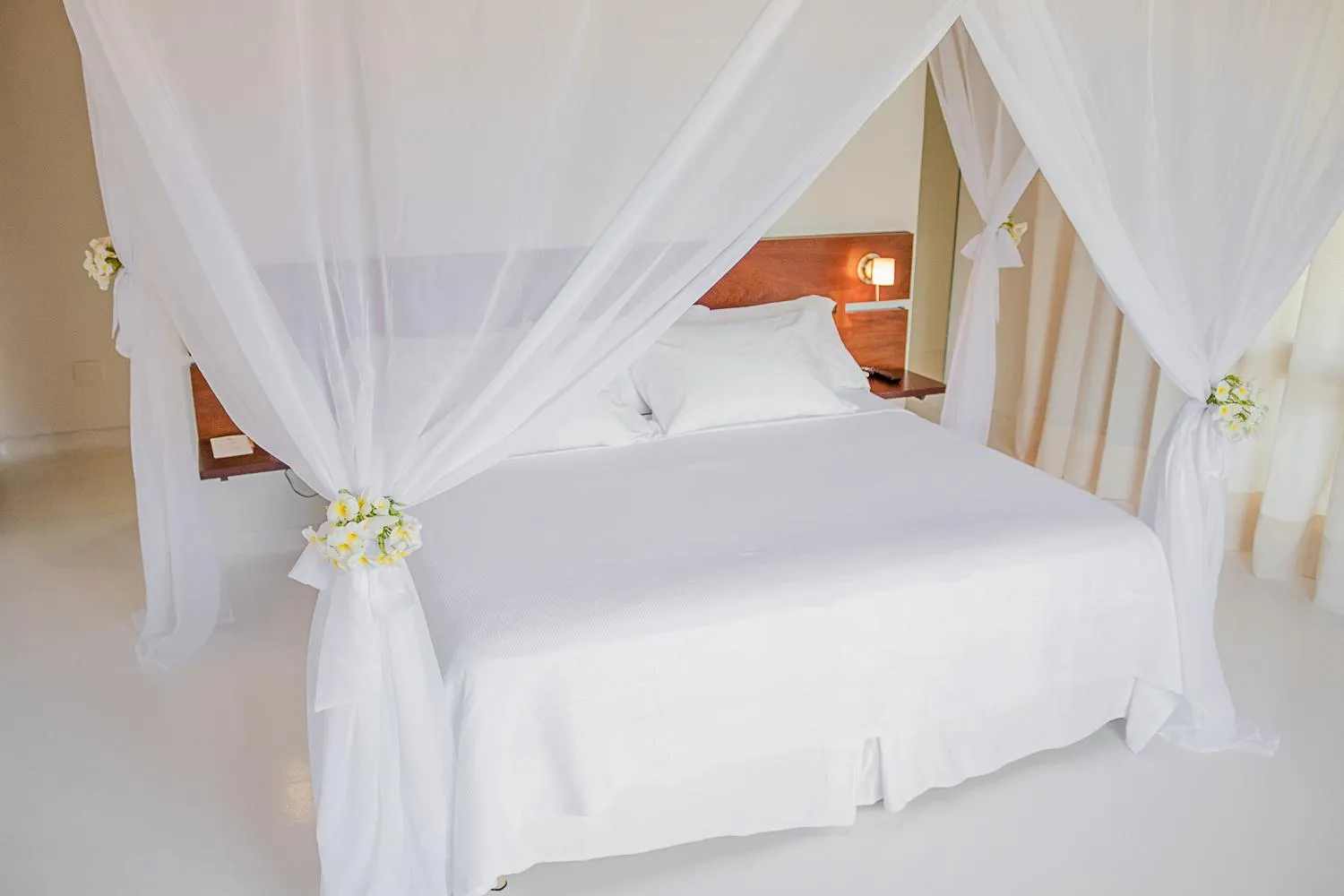 Bed in Villa dos Corais