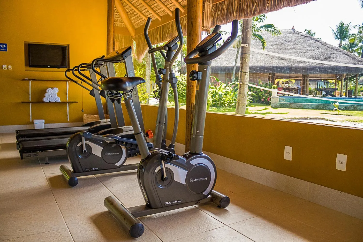 Fitness centre/facilities in Villa dos Corais