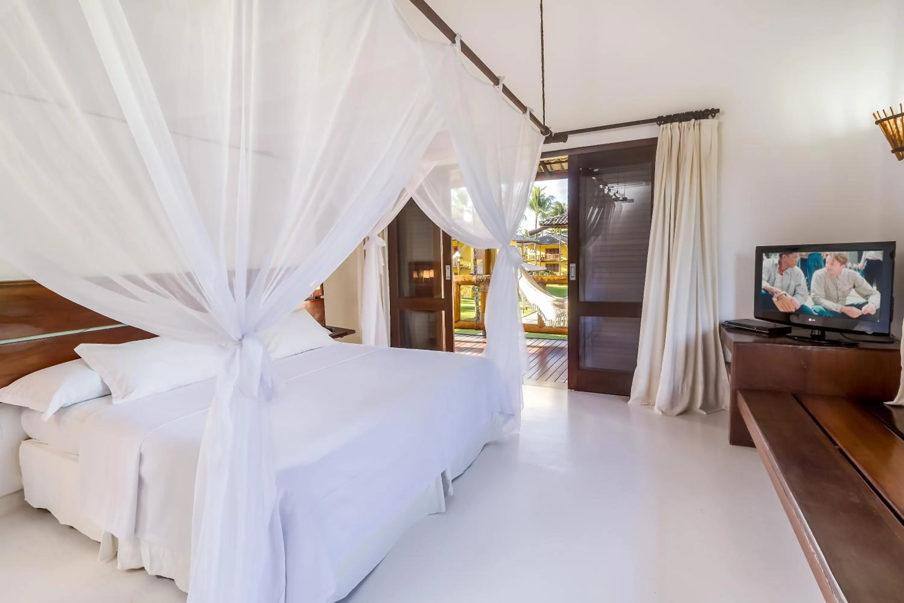 Bed in Villa dos Corais