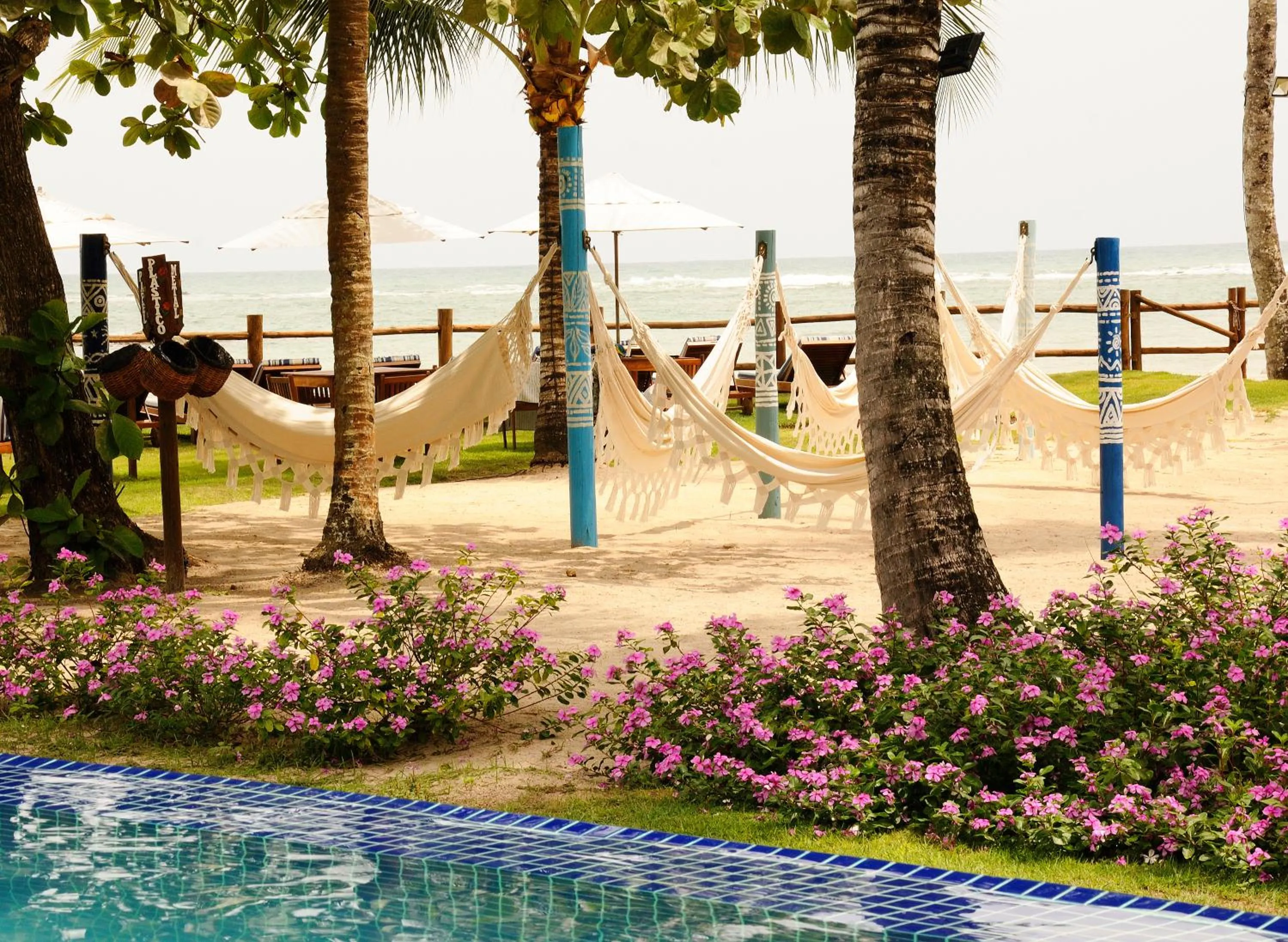 Pool view in Villa dos Corais