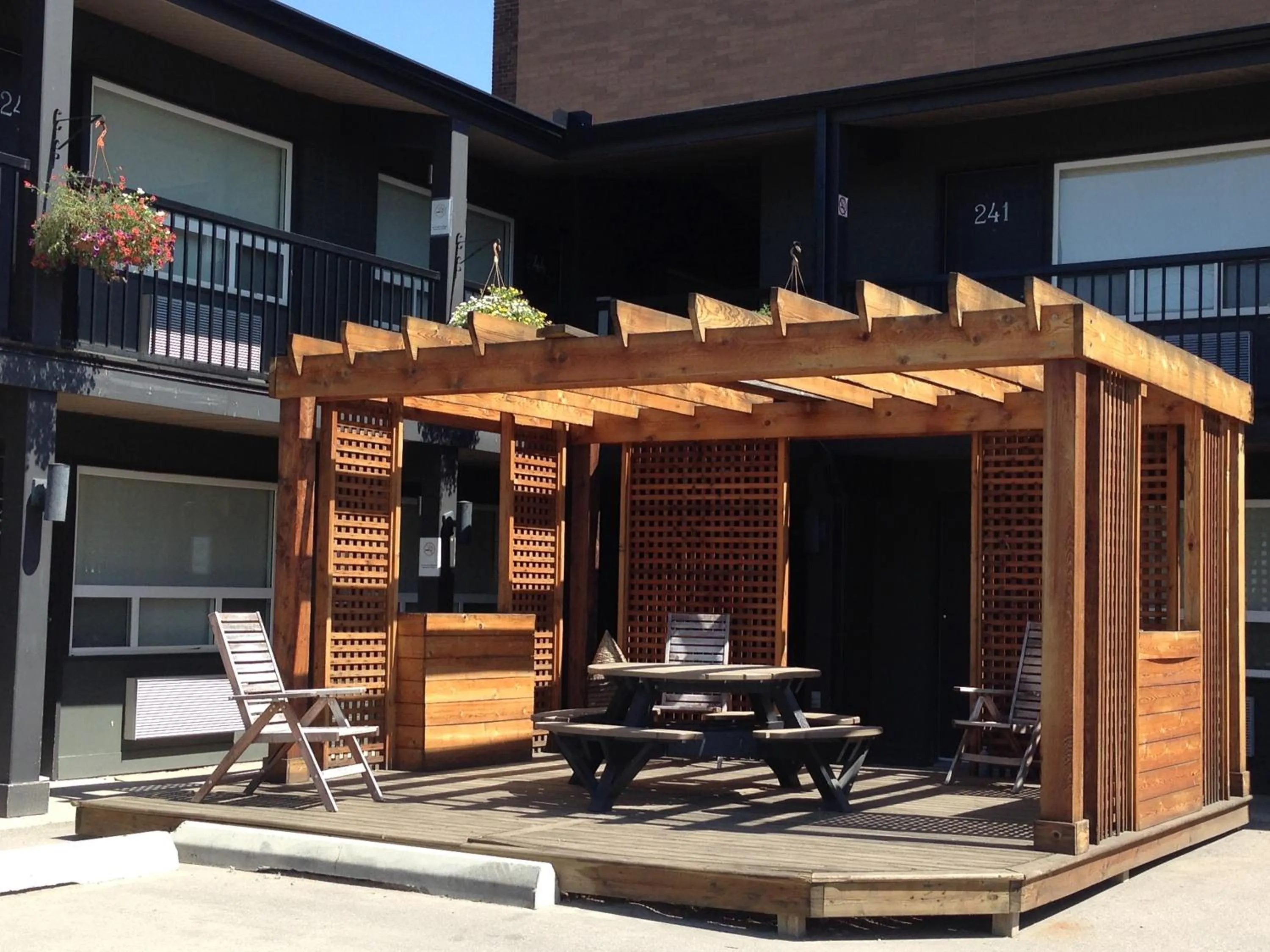 Patio in Centro Motel