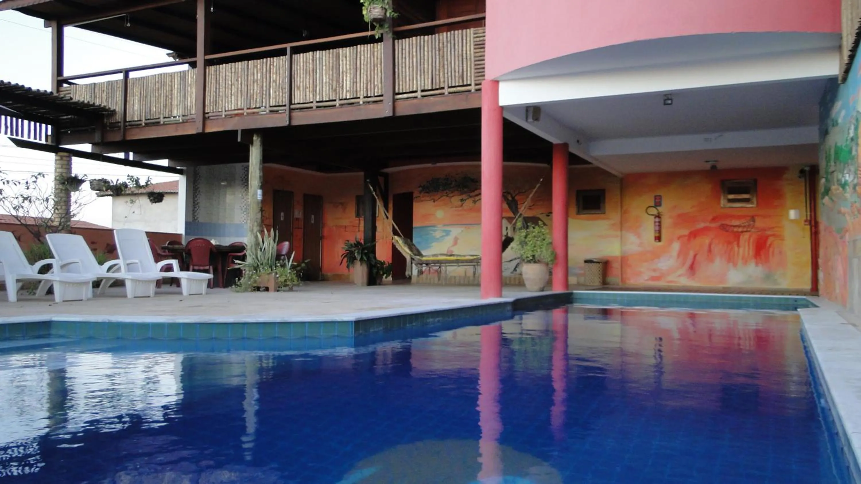 Pool view in Hotel Pousada Latitude
