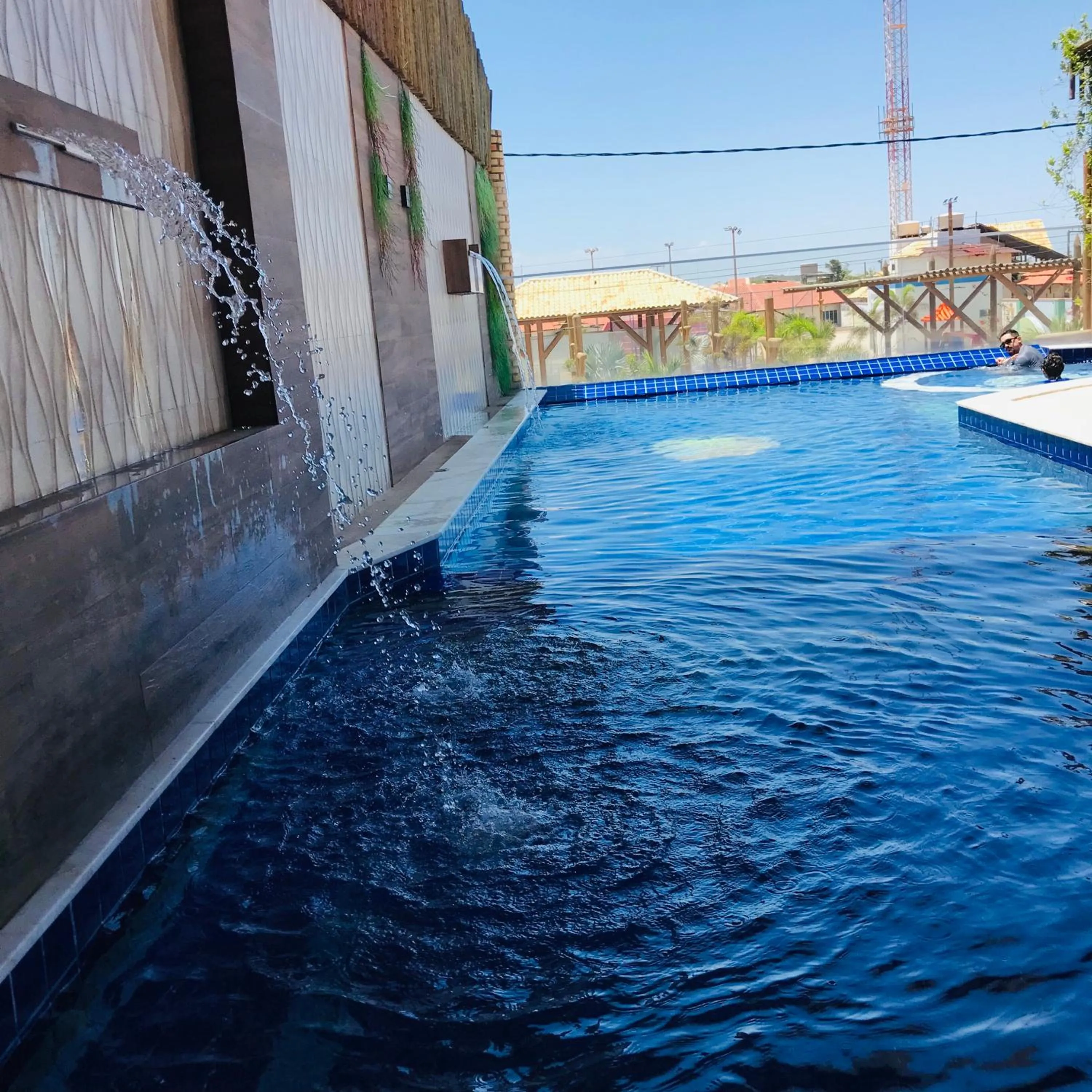 Pool view in Hotel Pousada Latitude