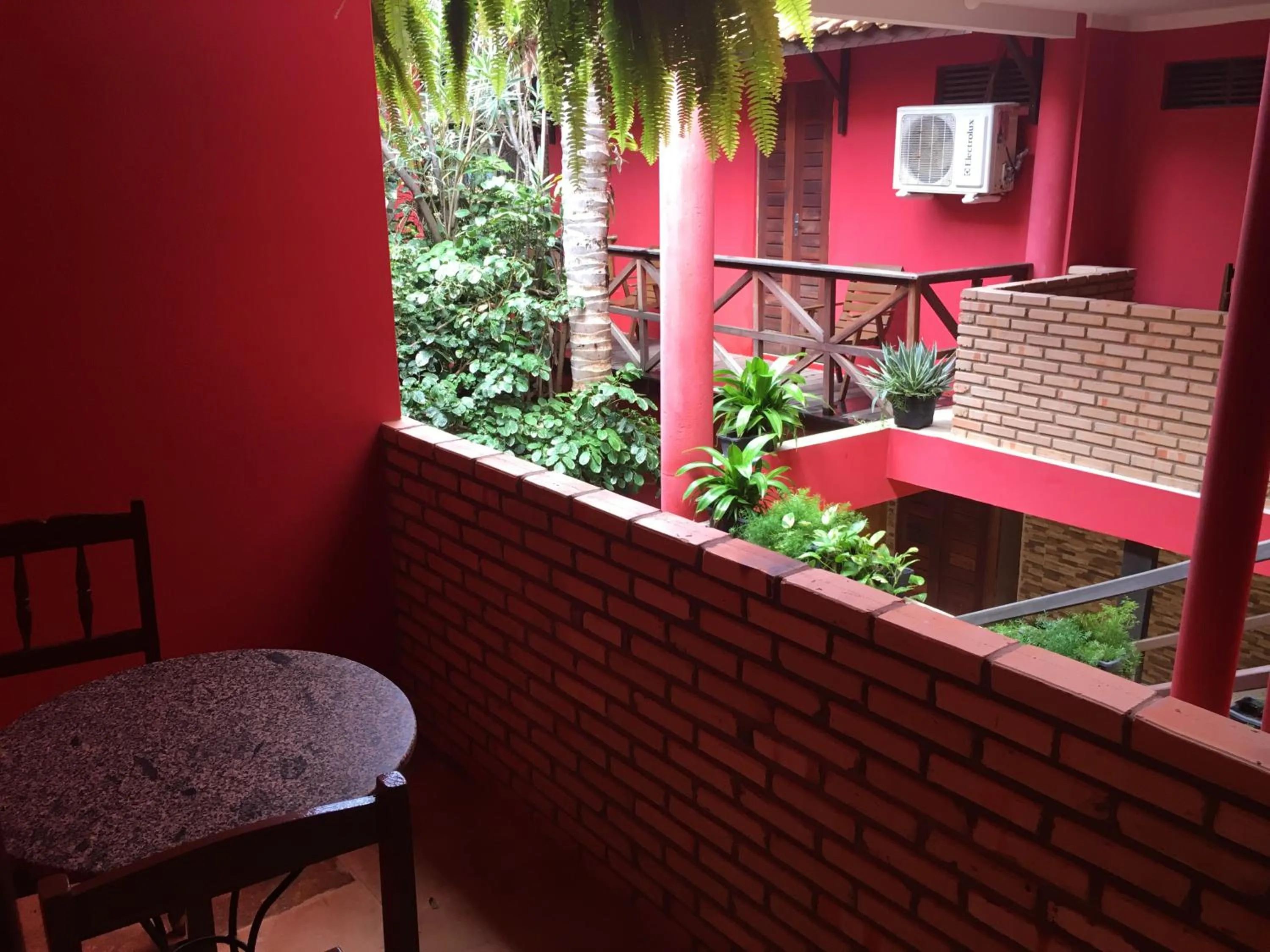 Garden view in Hotel Pousada Latitude