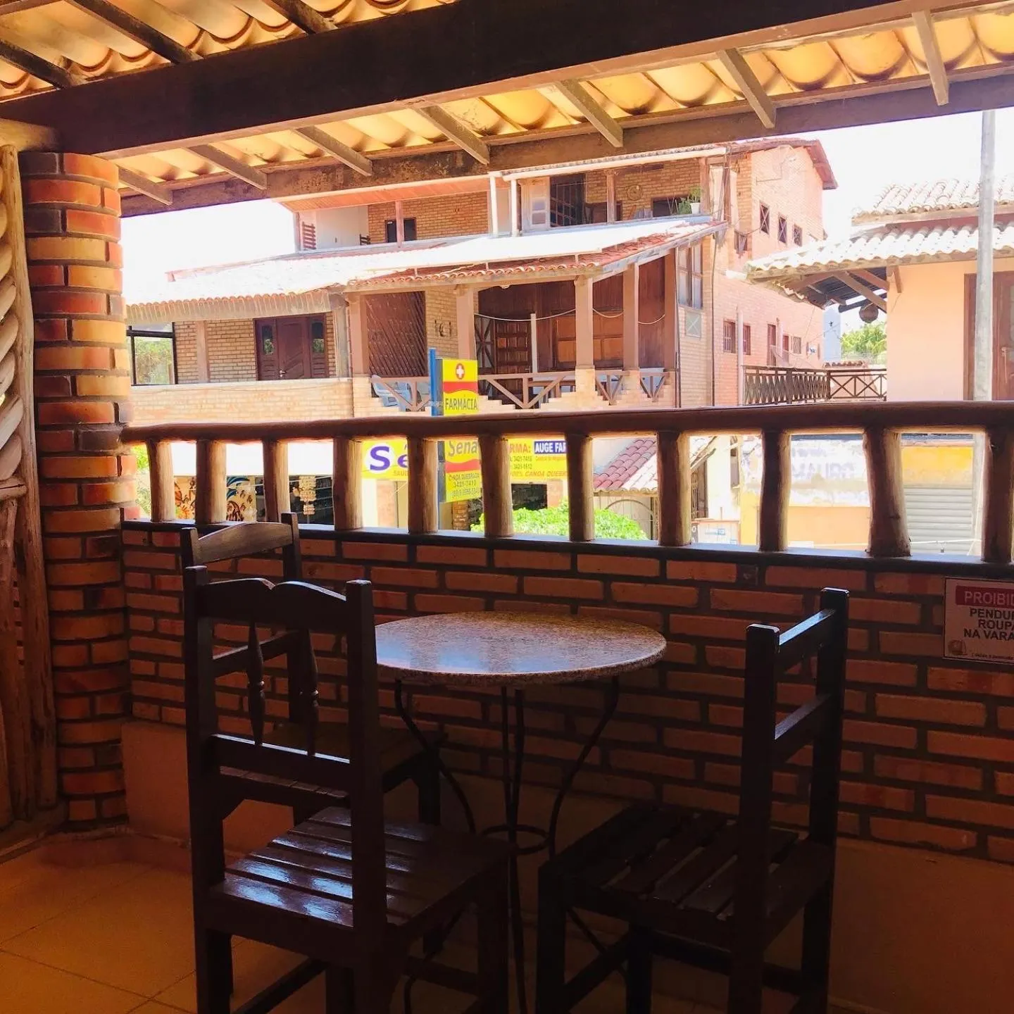 Balcony/Terrace in Hotel Pousada Latitude