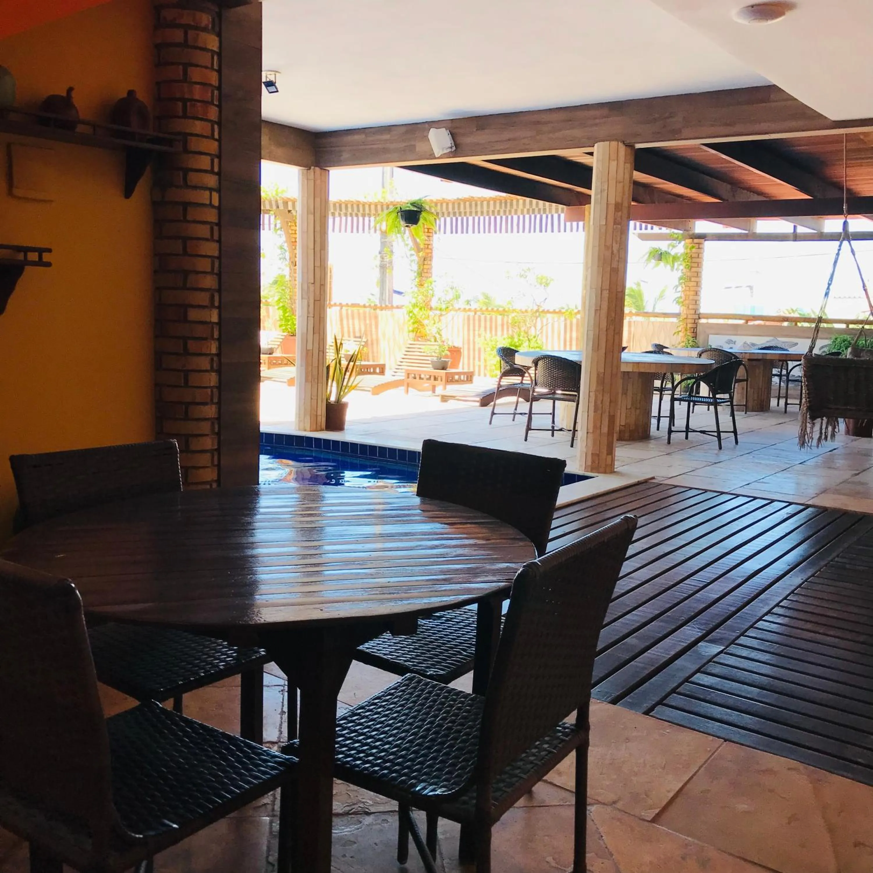 Seating area in Hotel Pousada Latitude