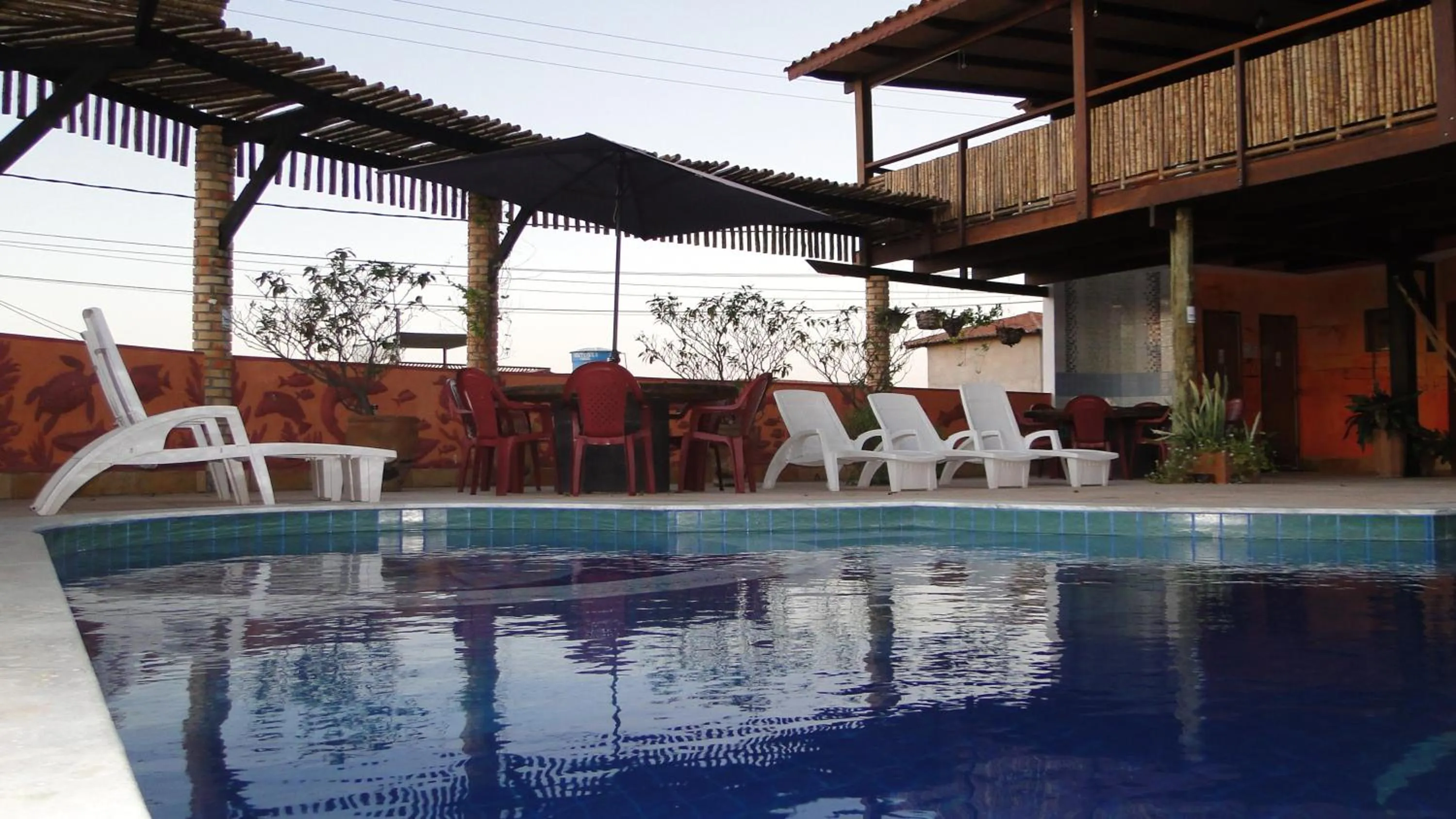 Pool view in Hotel Pousada Latitude