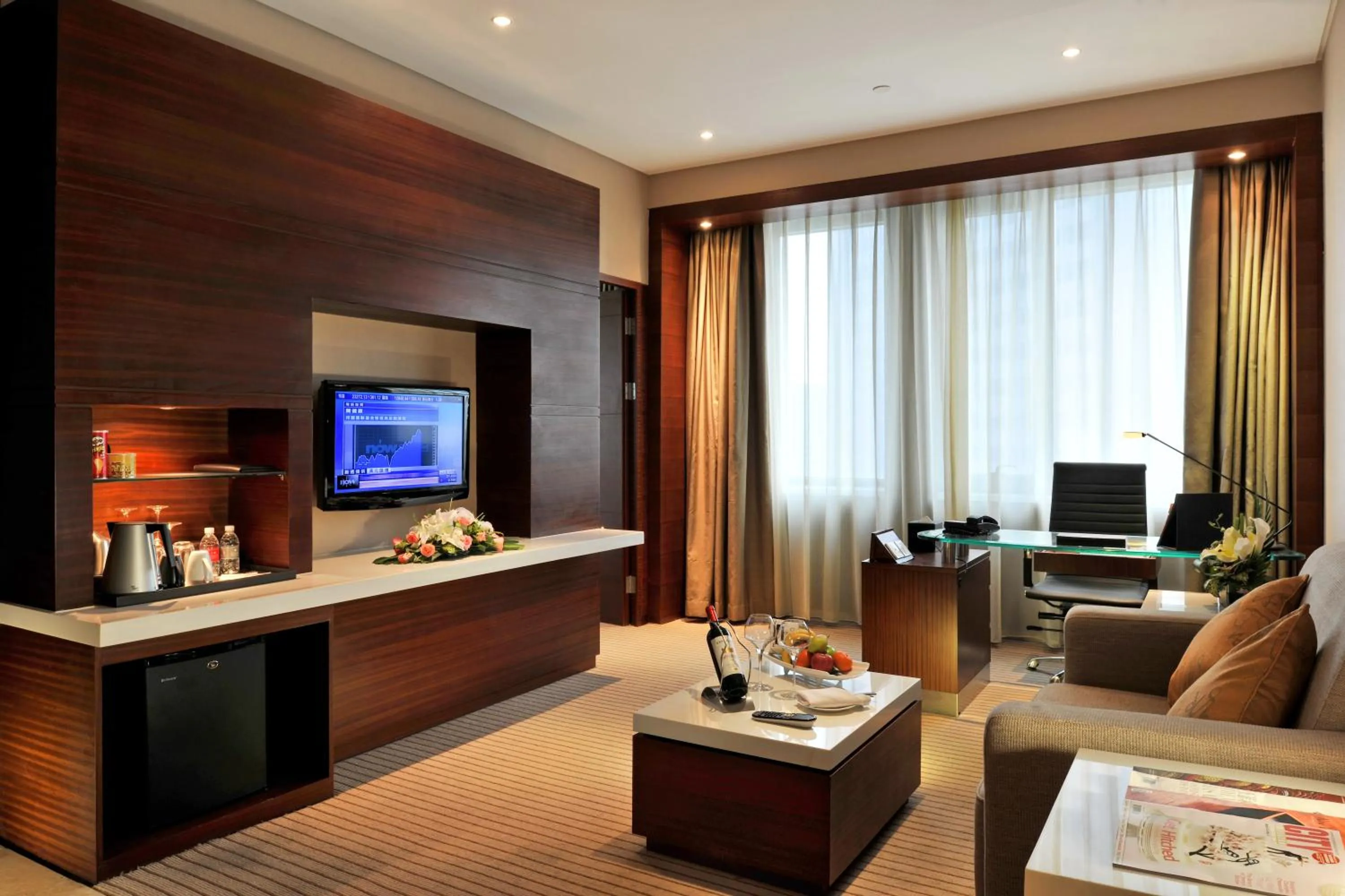 Living room in Hilton Garden Inn Shanghai Caohejing Hi-Tech Park