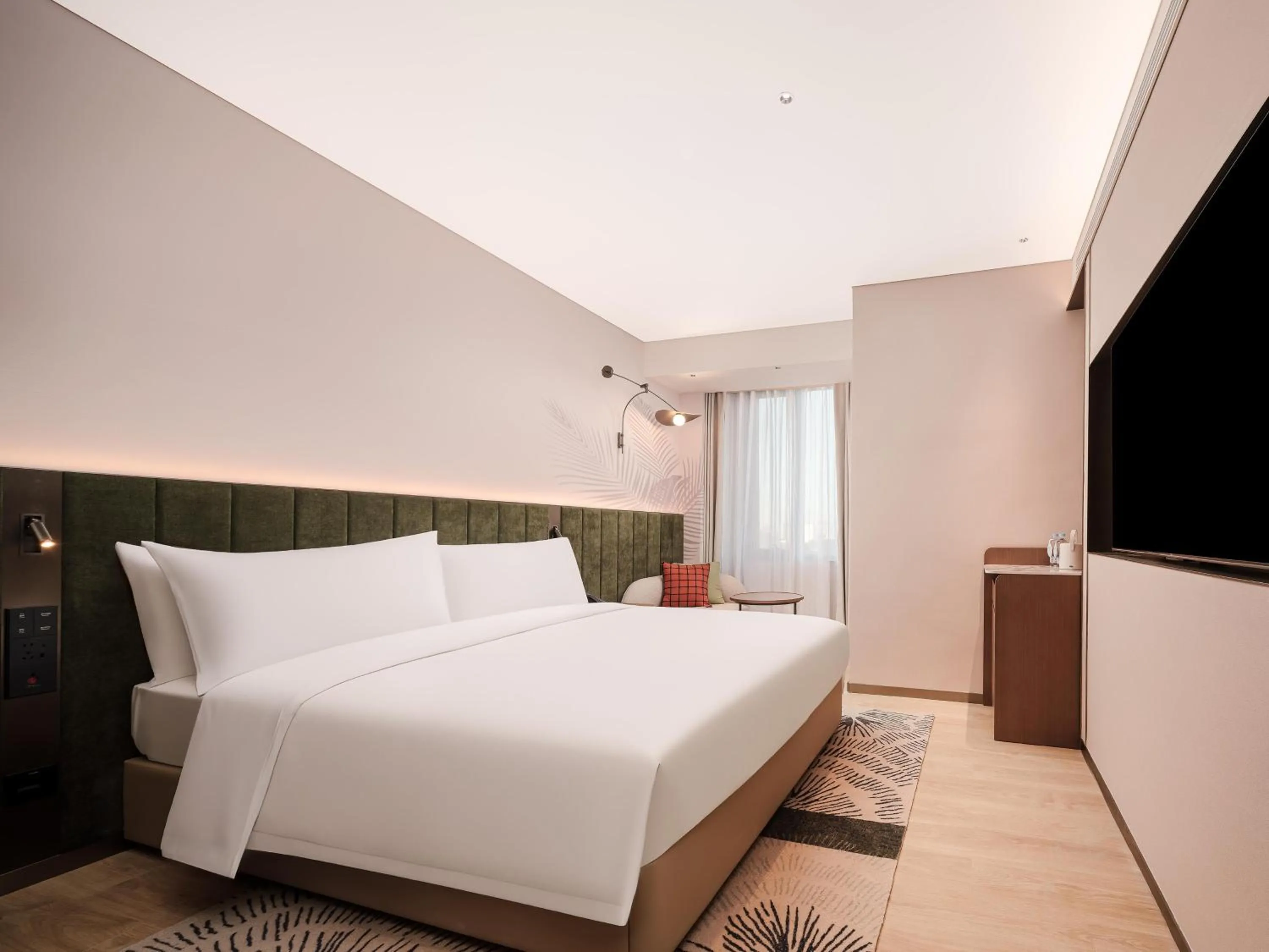 Bed in Hilton Garden Inn Shanghai Caohejing Hi-Tech Park