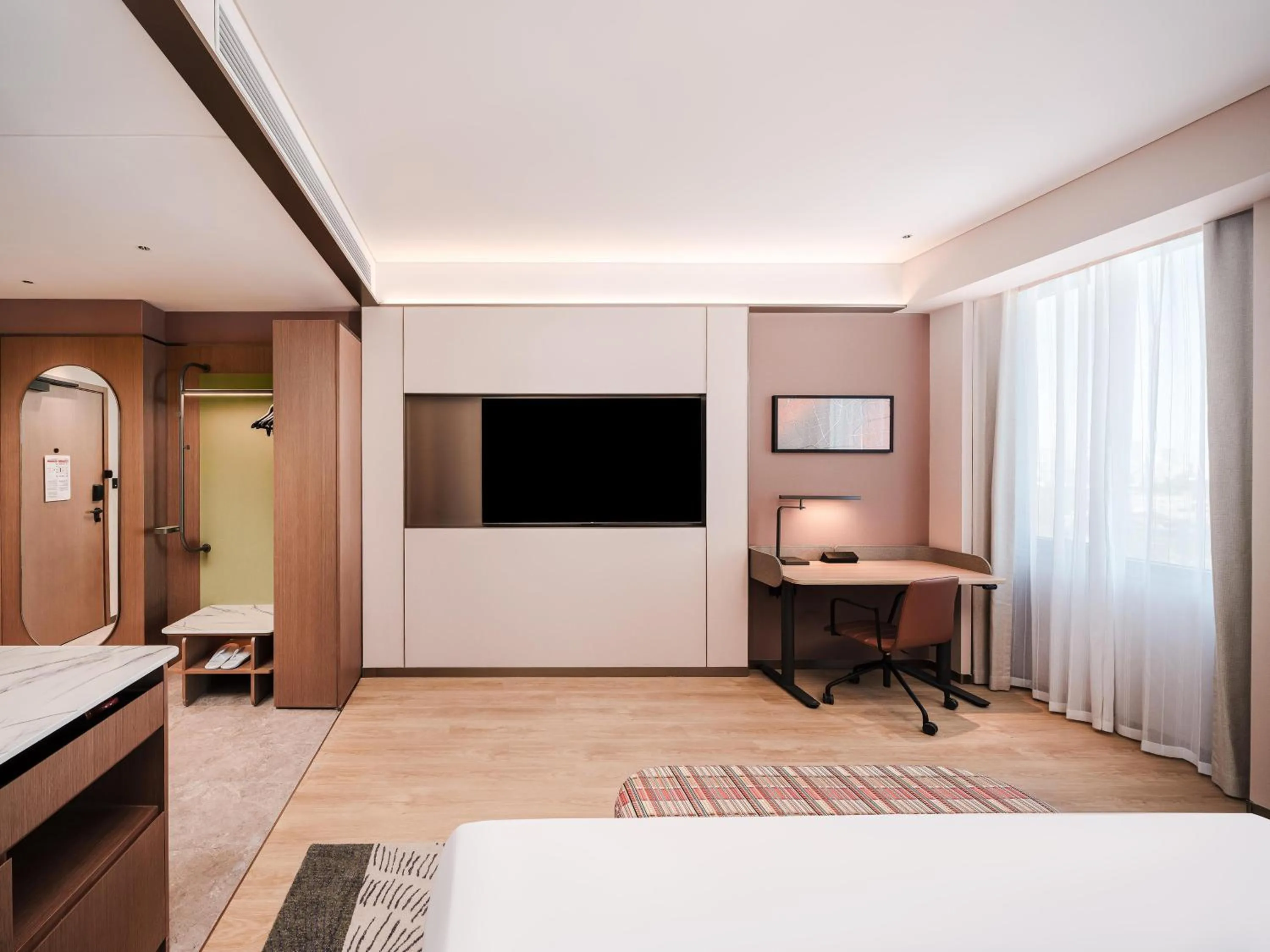 Bed in Hilton Garden Inn Shanghai Caohejing Hi-Tech Park