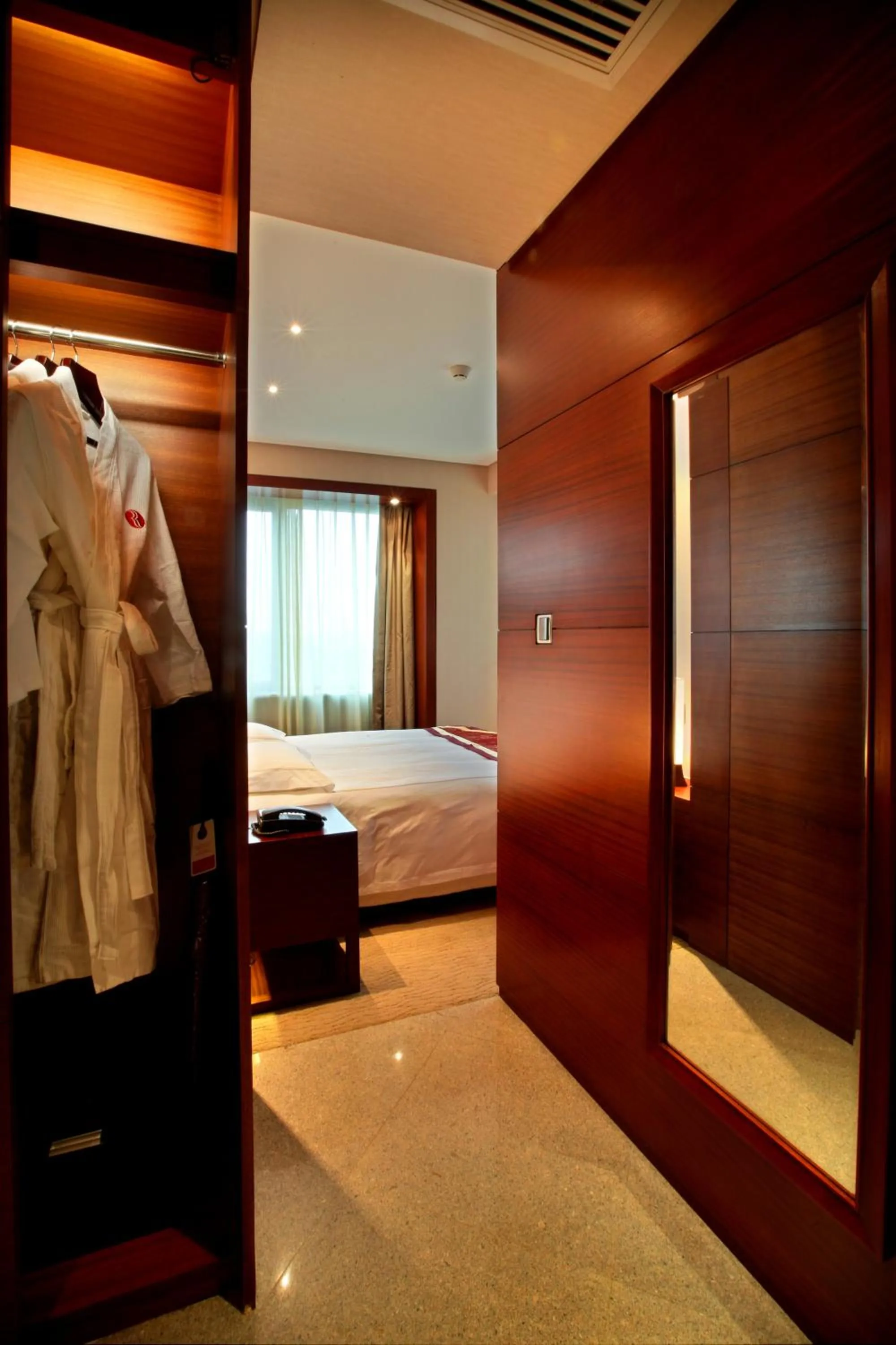 Decorative detail, Bed in Hilton Garden Inn Shanghai Caohejing Hi-Tech Park